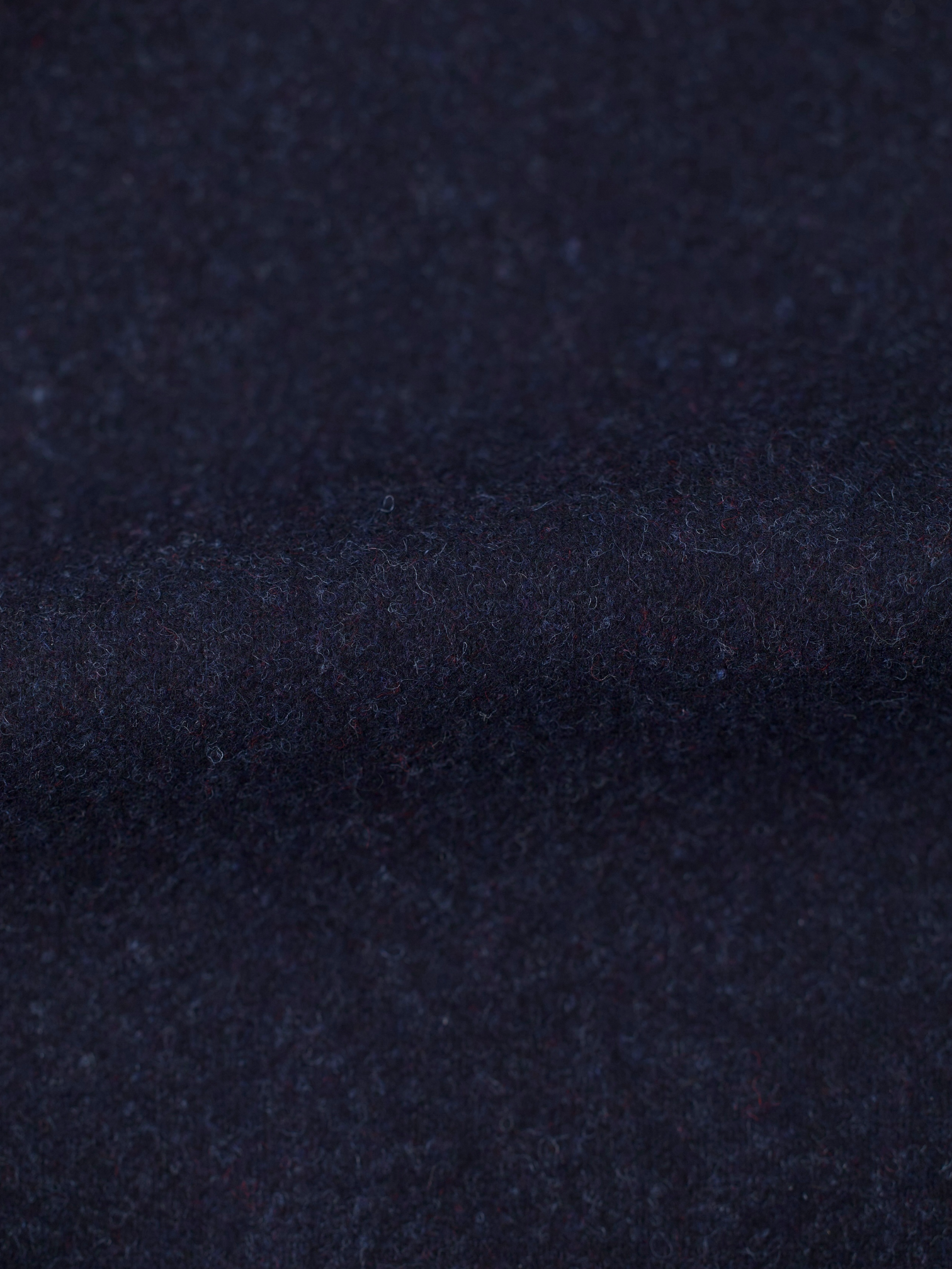 Brunello Cucinelli Dark Blue Wool Flannel Winter Trousers