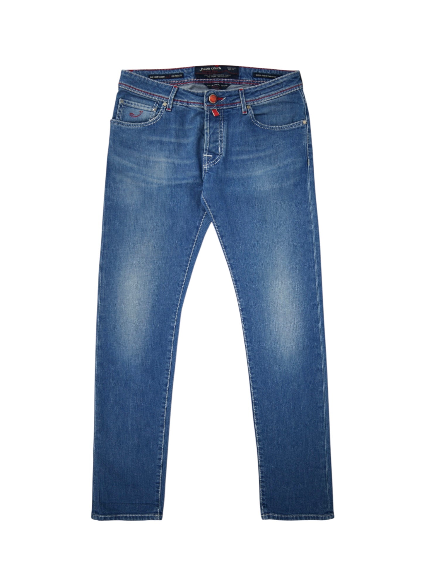 Jacob Cohen Light Blue Cotton-Stretch 622 Jeans