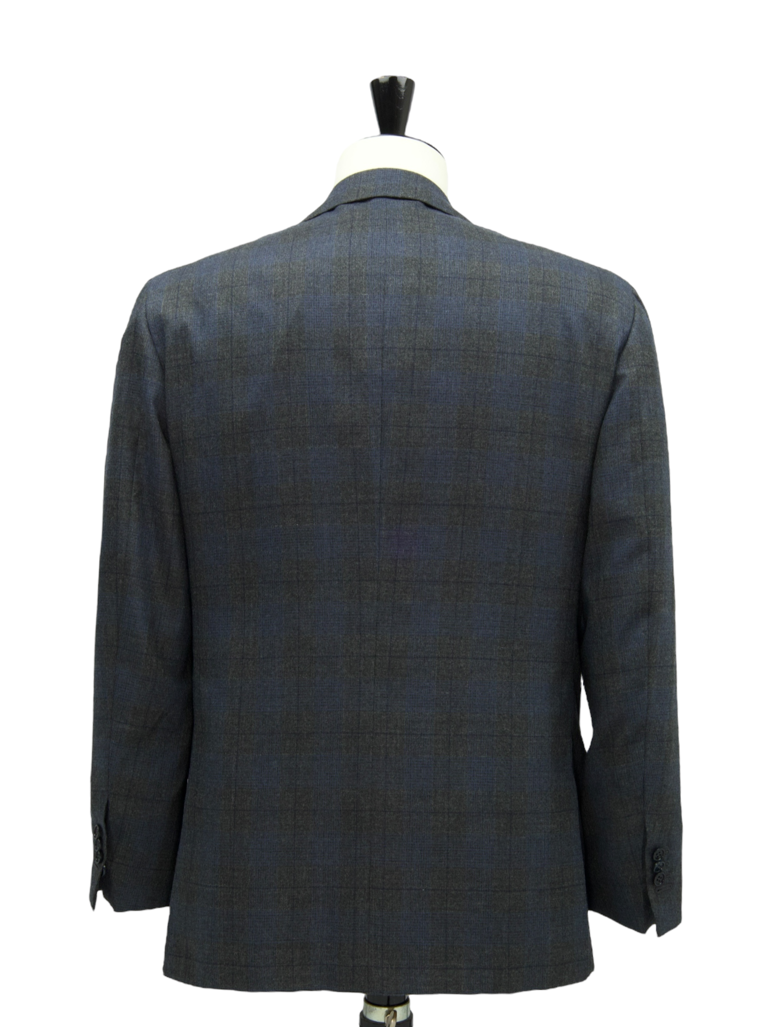 Kiton Dark Grey Cashmere & Bolivian Vicuna Glenplaid Suit