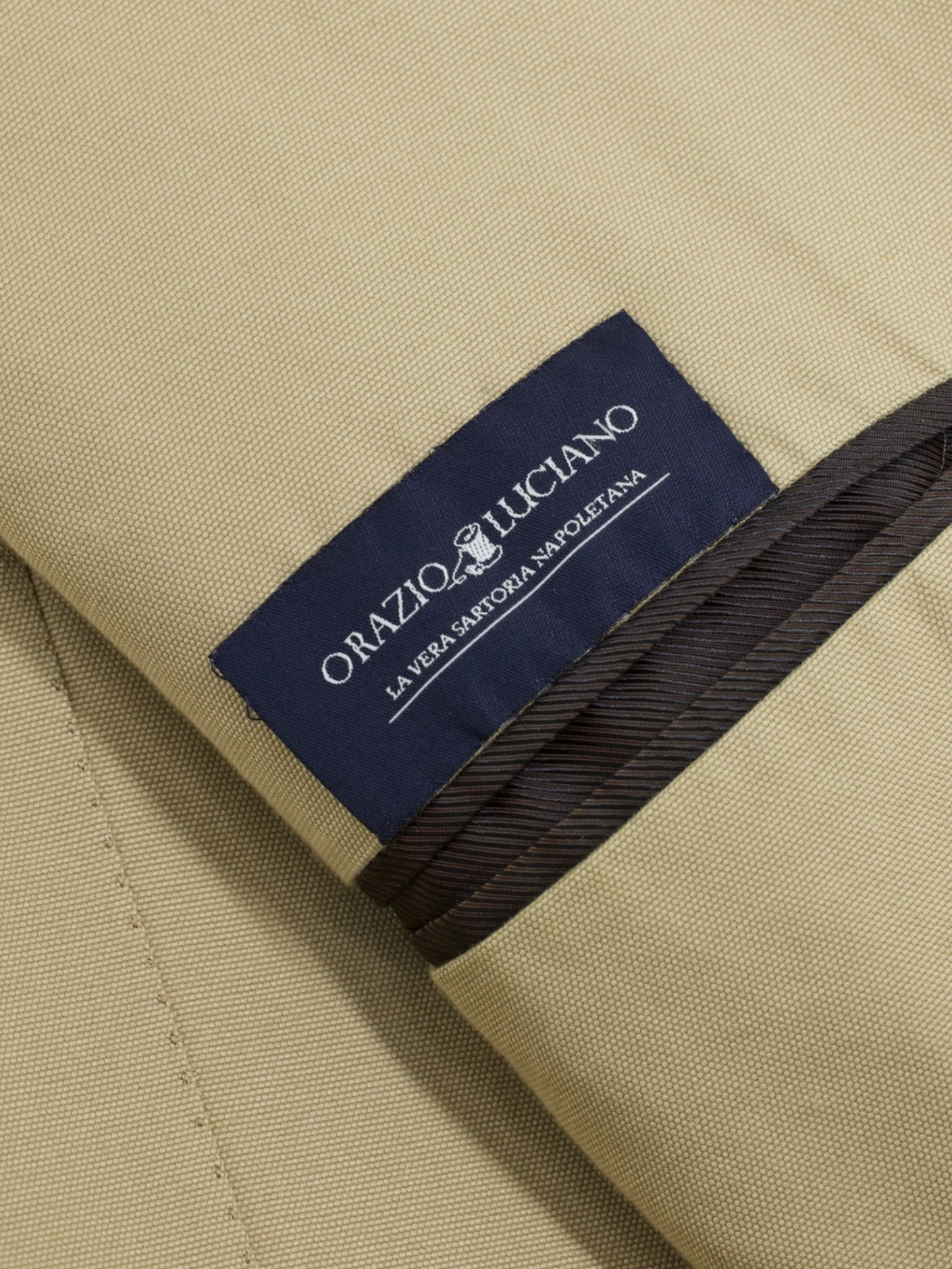 Orazio Luciano Beige Pure-Cotton Sartorial-Safari Jacket