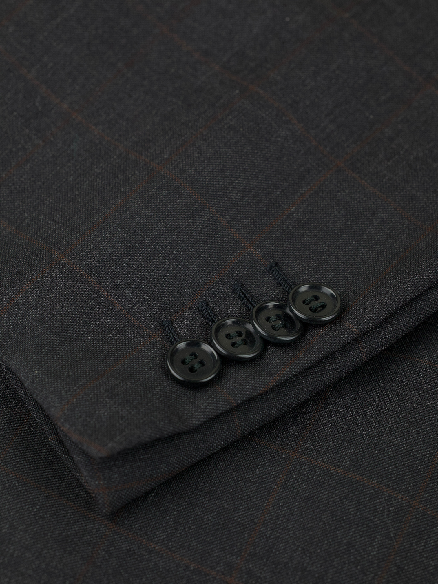 Brioni Grey & Brown Wool Windowpane "Venezia" Suit