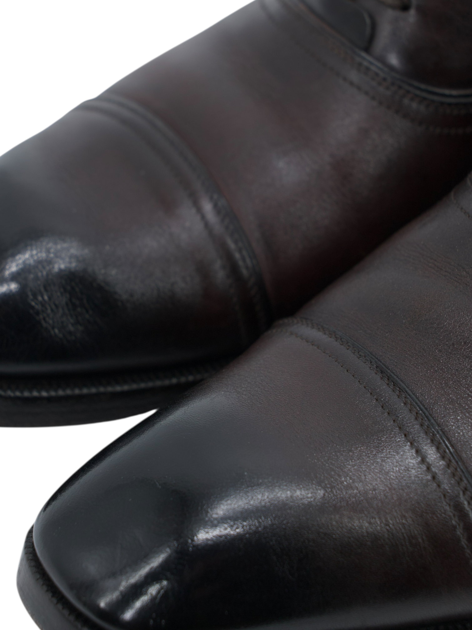 Tom Ford Dark Brown Austin Calfleather Oxford Lace-Ups