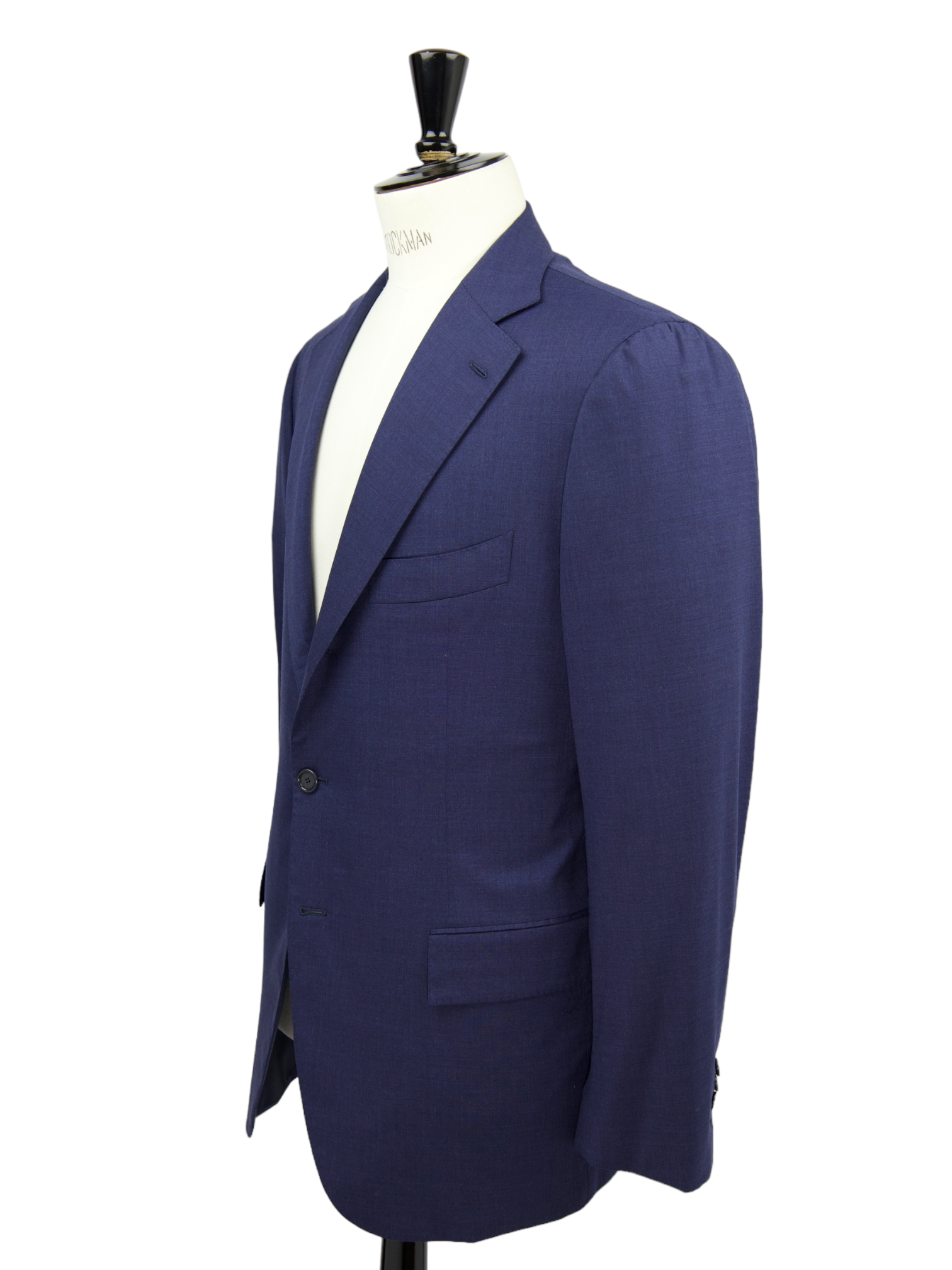 Cesare Attolini Blue Wool, Silk & Elastane Neapolitan Suit