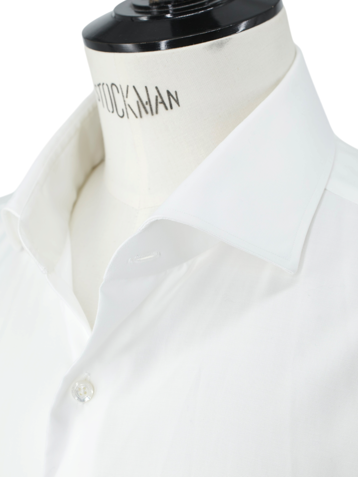 Finamore White Cotton Twill Neapolitan Shirt
