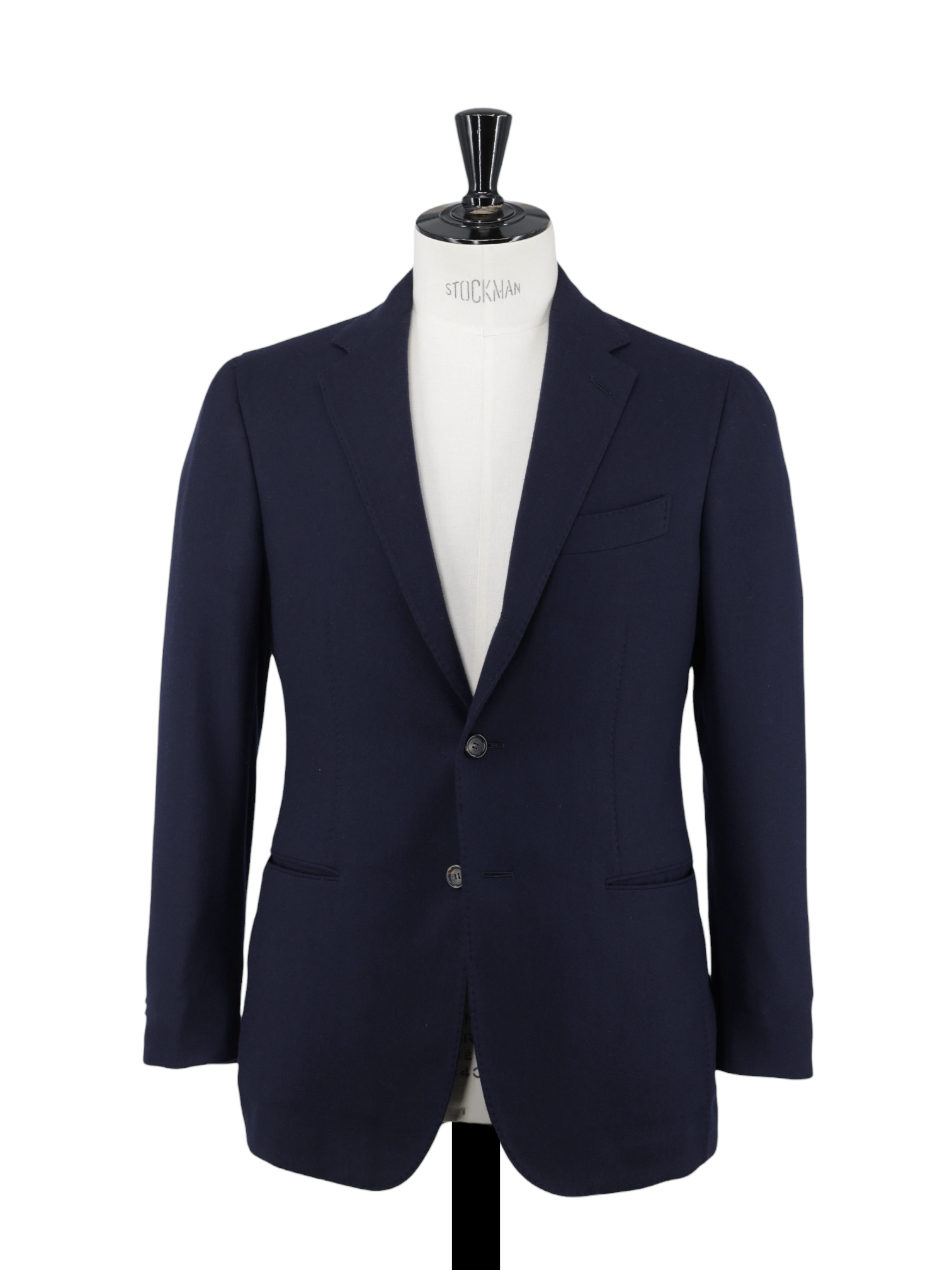 Stile Latino Navy Brushed-Wool Twill Jacket