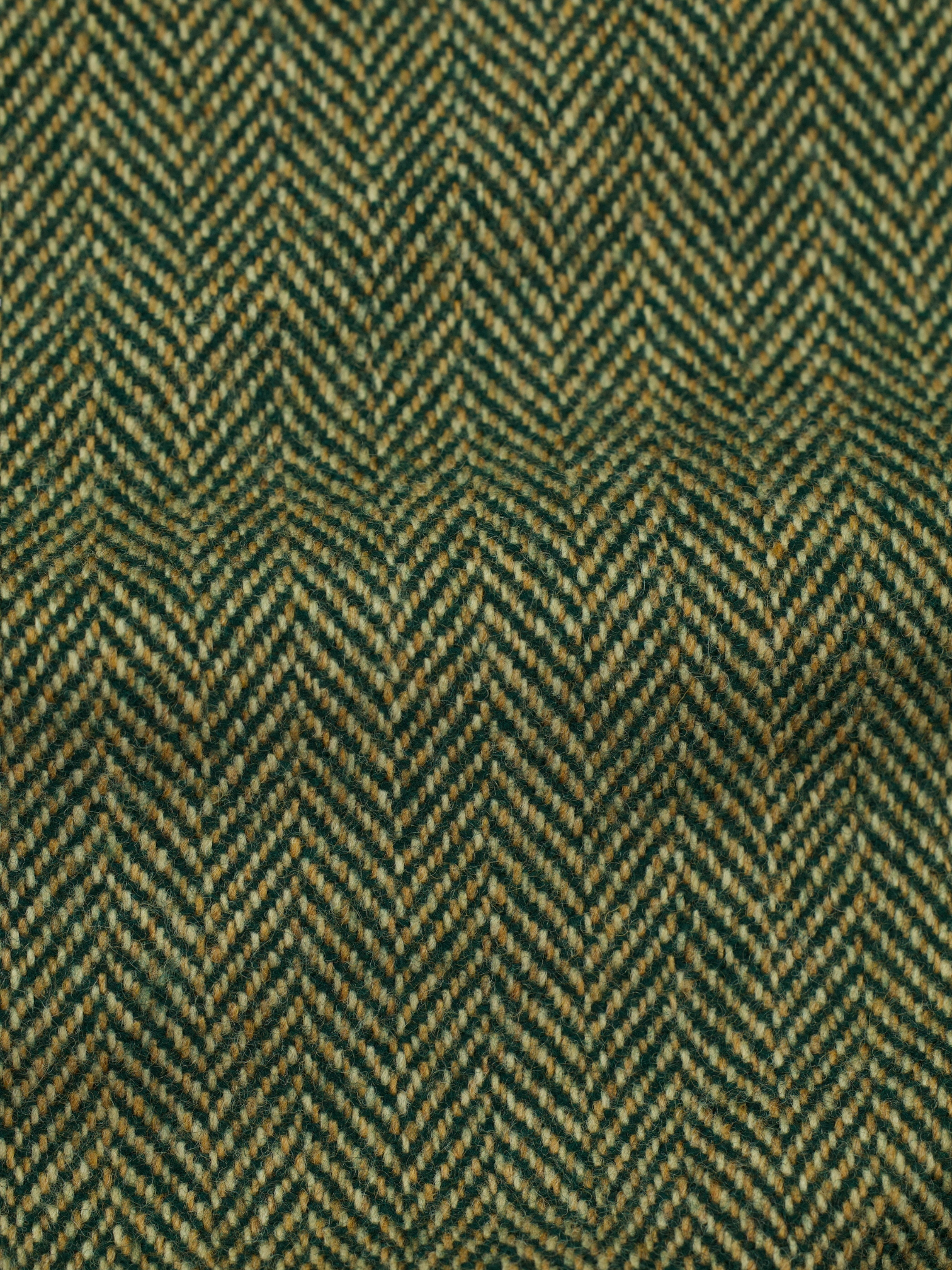Cesare Attolini Moss Green Wool & Cashmere Tweed Herringbone Jacket