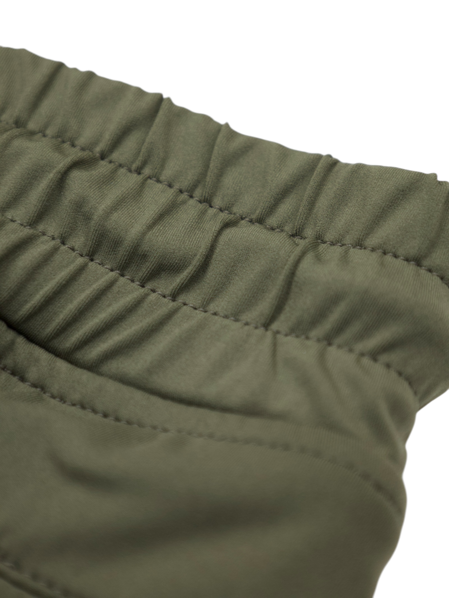 Doriani Cashmere Olive Green Stretch Trousers