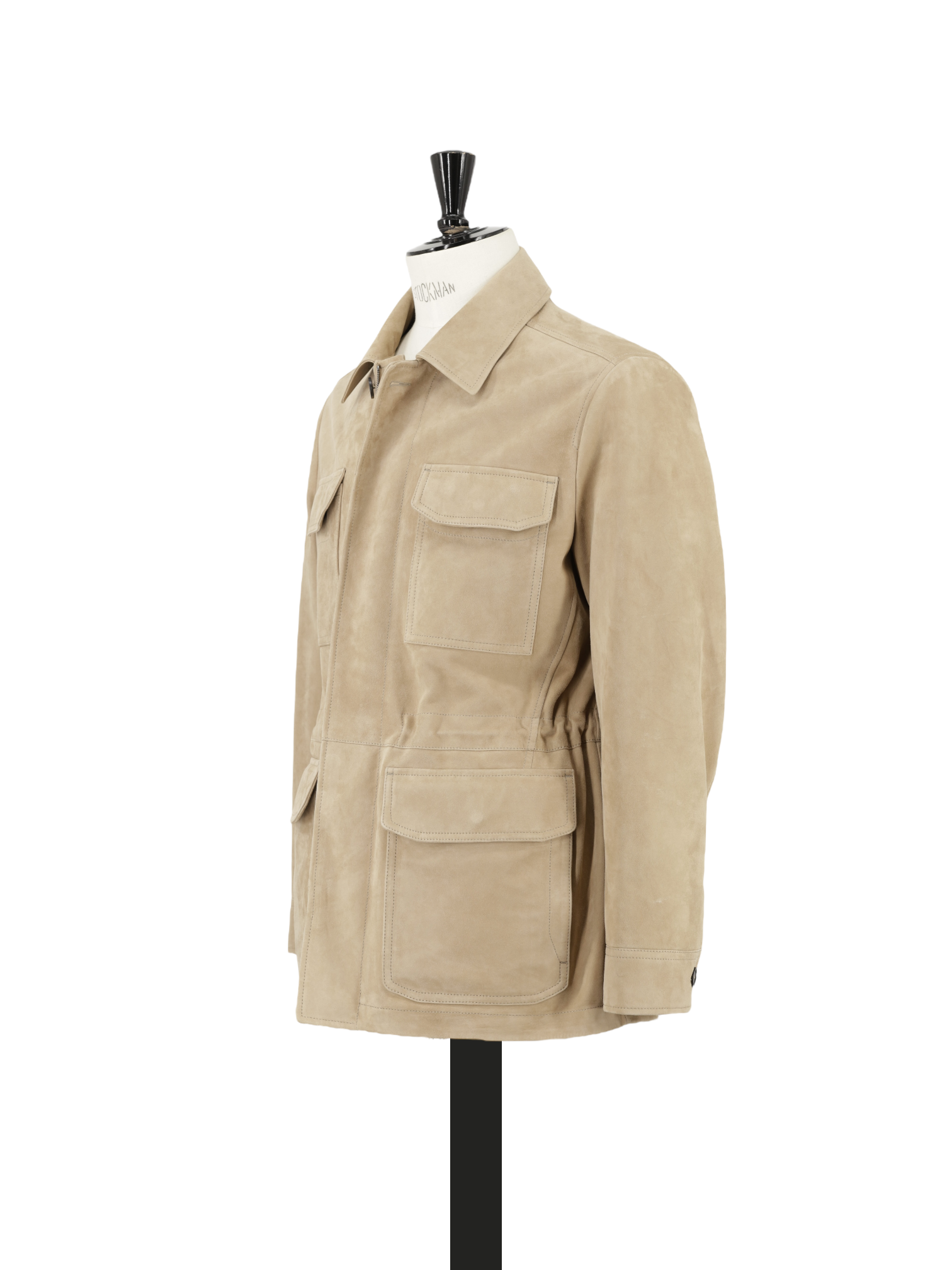Brioni Beige Sahariana Lambskin Jacket