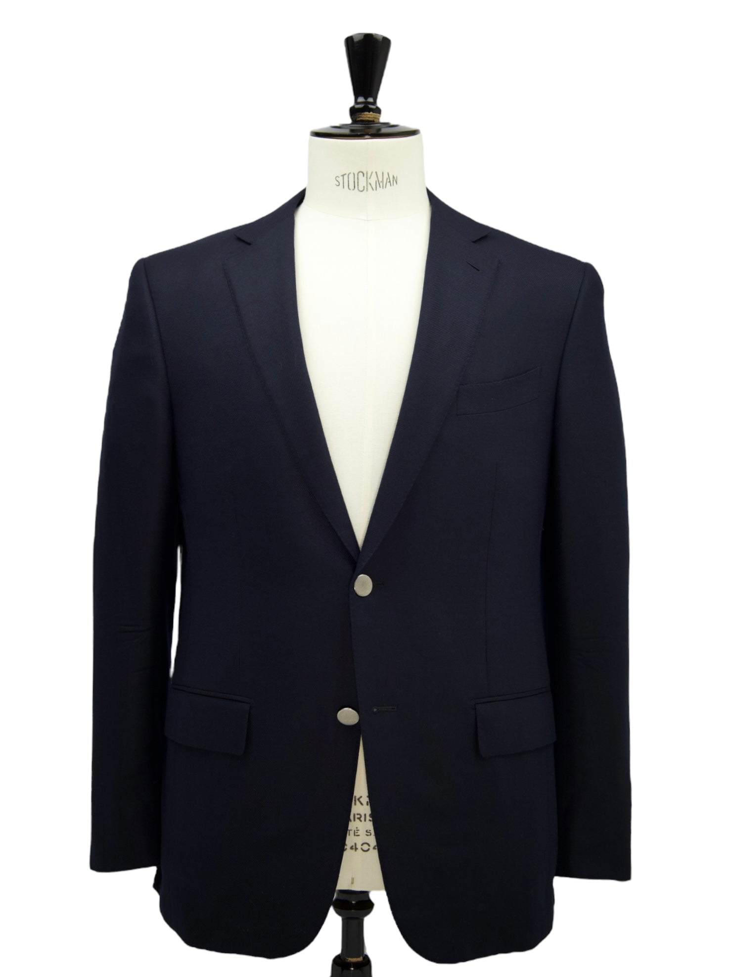 Ermenegildo Zegna Navy 15MilMil15 Twill Blazer Jacket