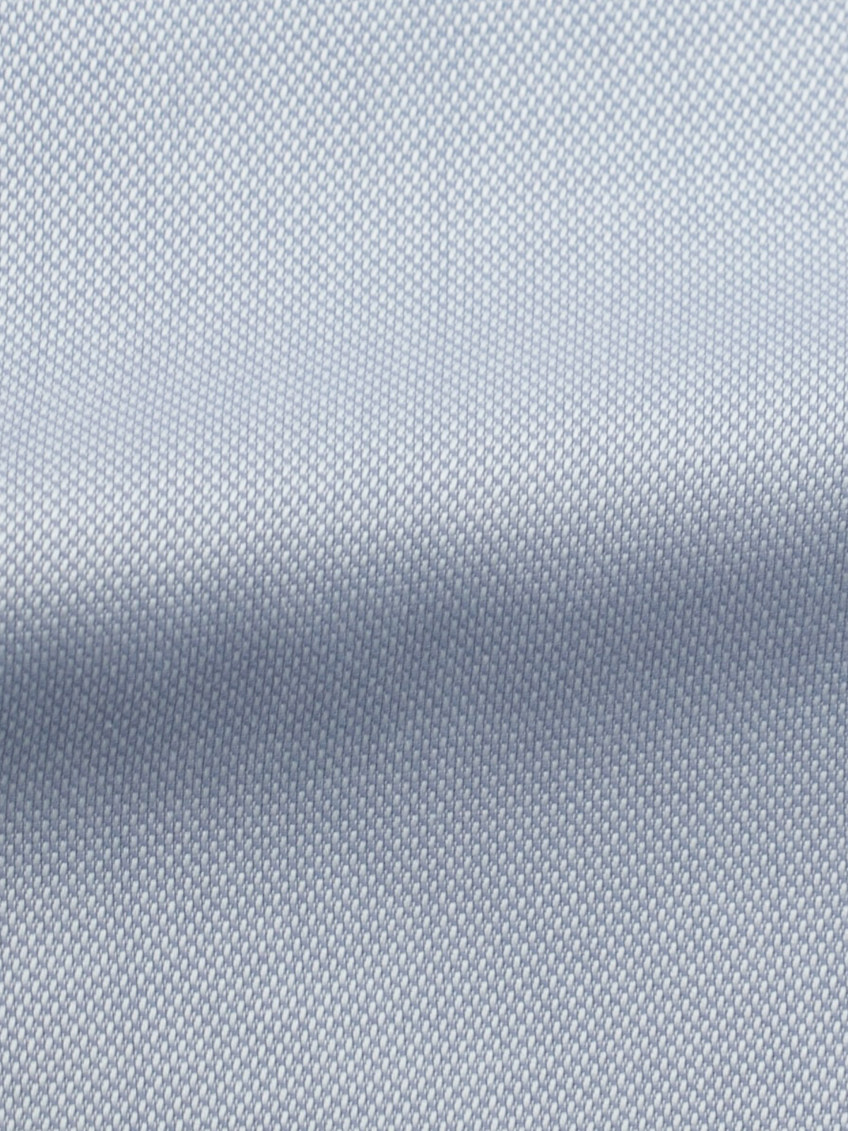 Finamore Light Grey Cotton Pinpoint Shirt