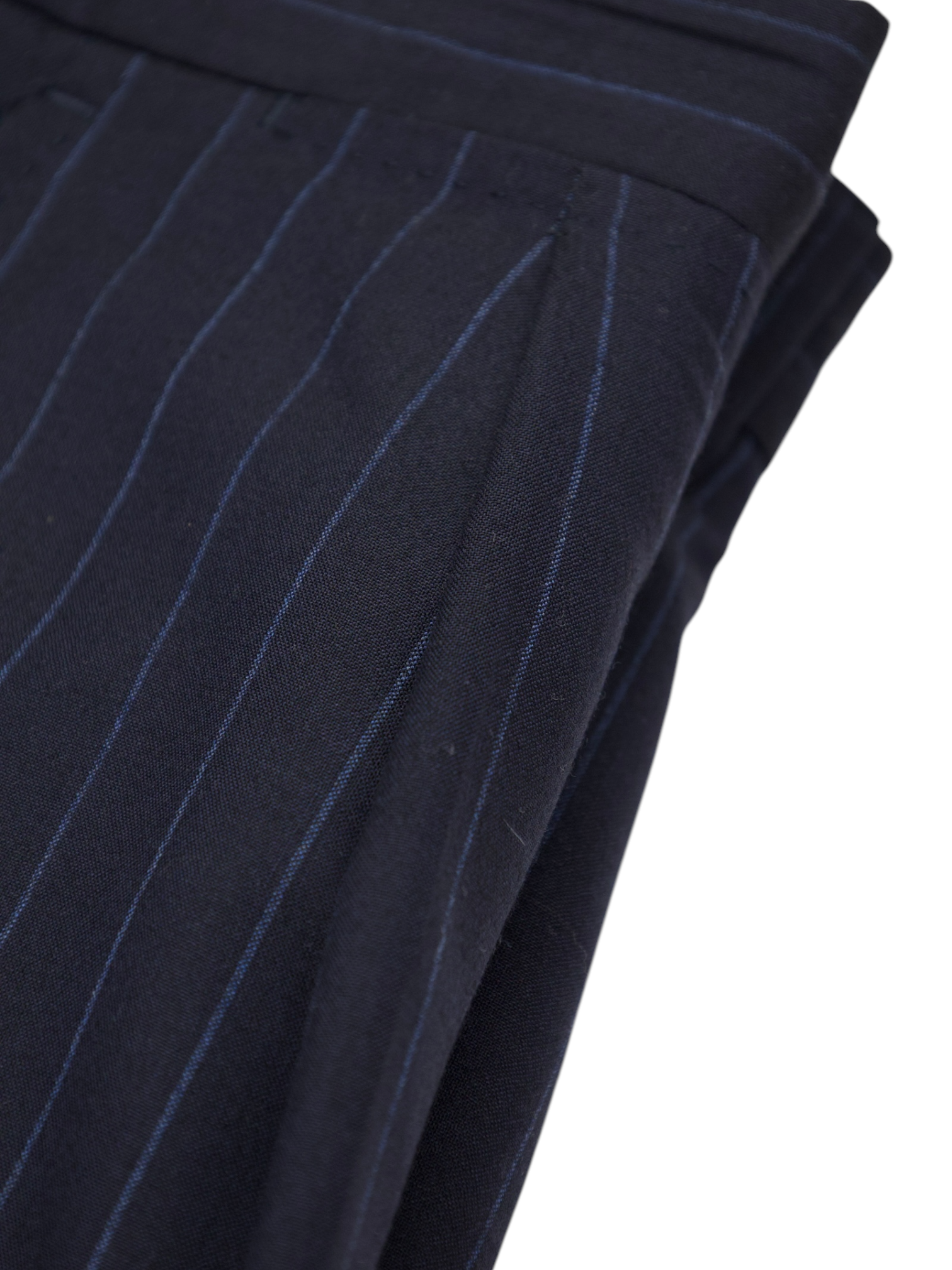 Ermenegildo Zegna Navy Cashmere & Silk Pinstripe 'Roma" Suit