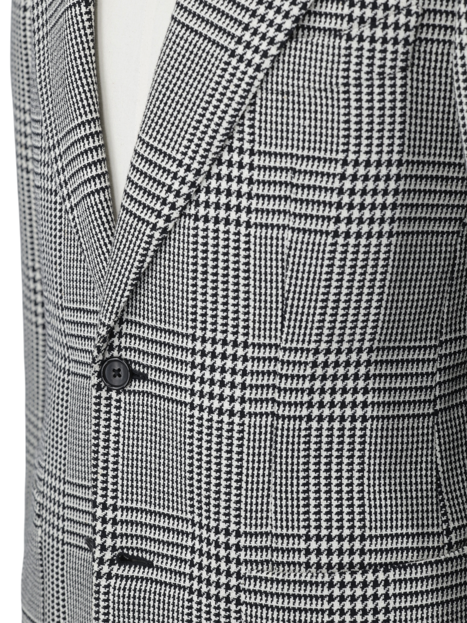 Tom Ford Black & White Cotton-Blend Iconic Prince-of-Wales Windsor Jacket