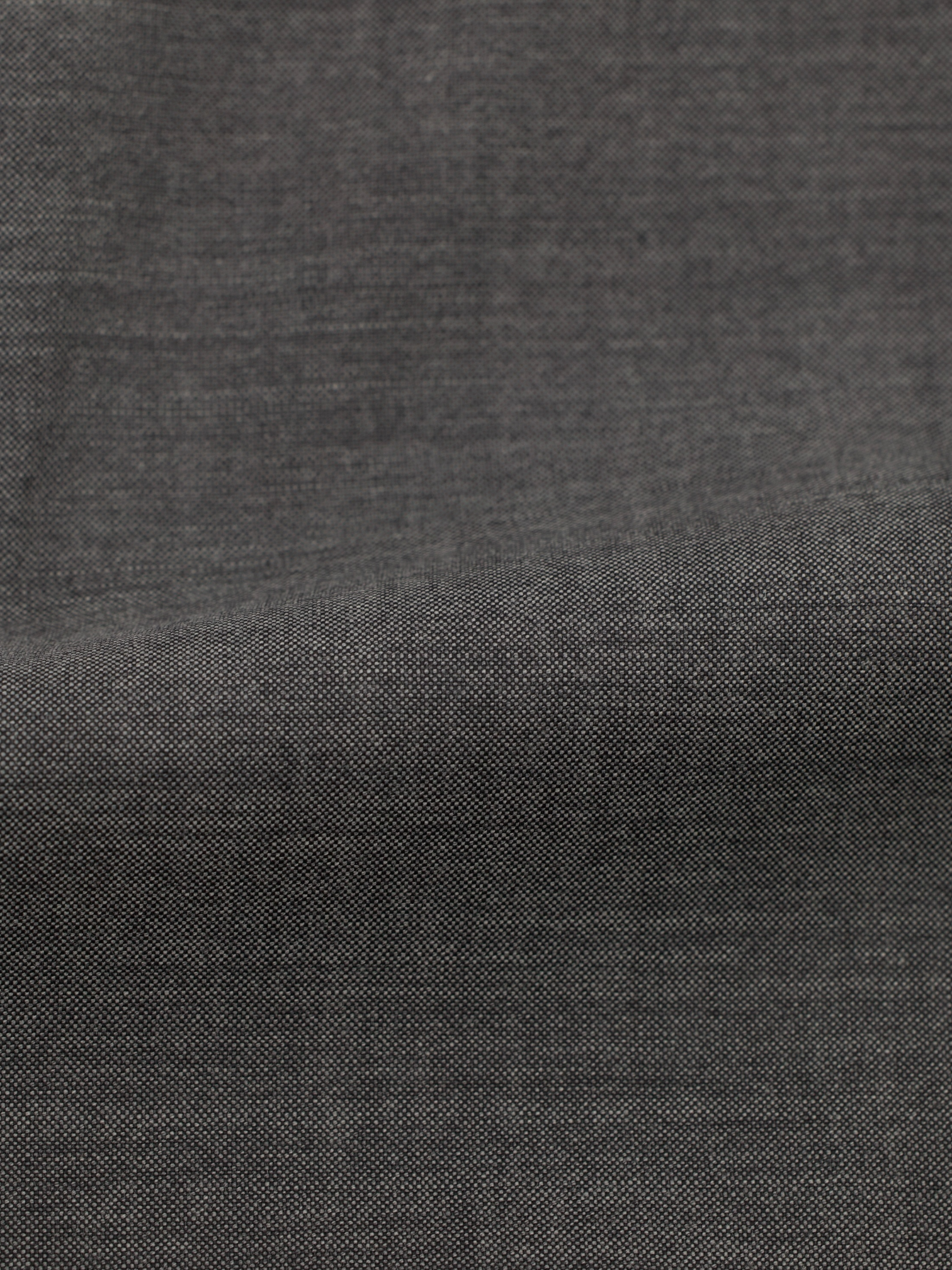Canali Grey Waterrepellent Wool Travel Pinpoint Trousers