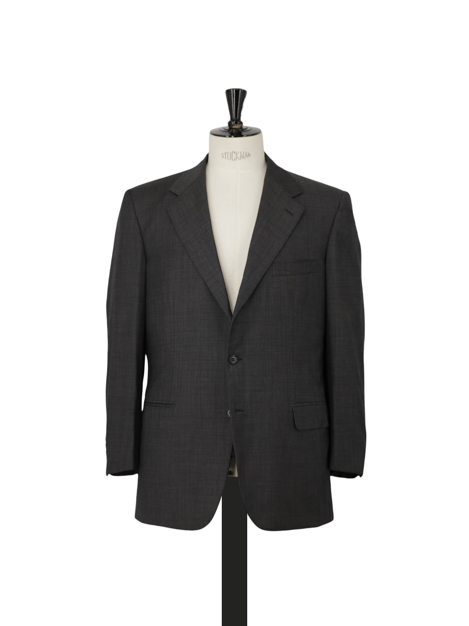 Brioni Dark Grey Fine-Wool Pinpoint Palatino Suit
