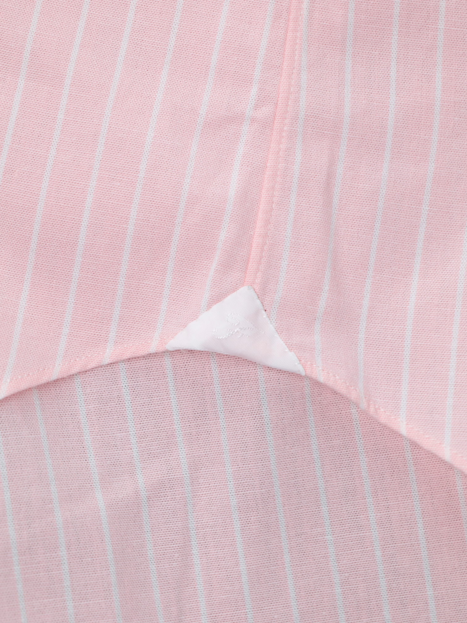 Finamore Pink Heavyweight Chambray Cotton Button-Down Shirt