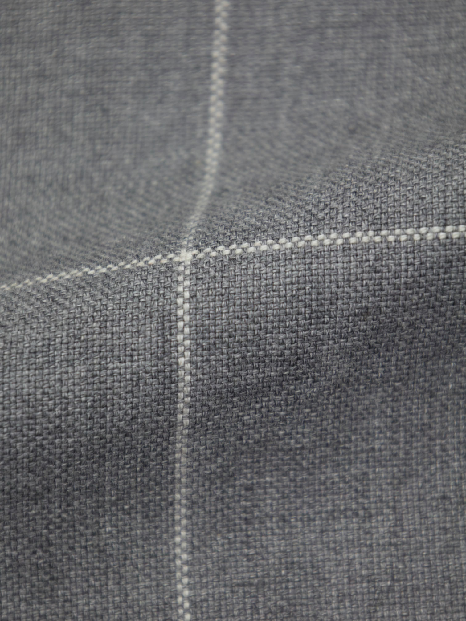 Ermenegildo Zegna Light Grey Unconstructed Windowpane Jacket