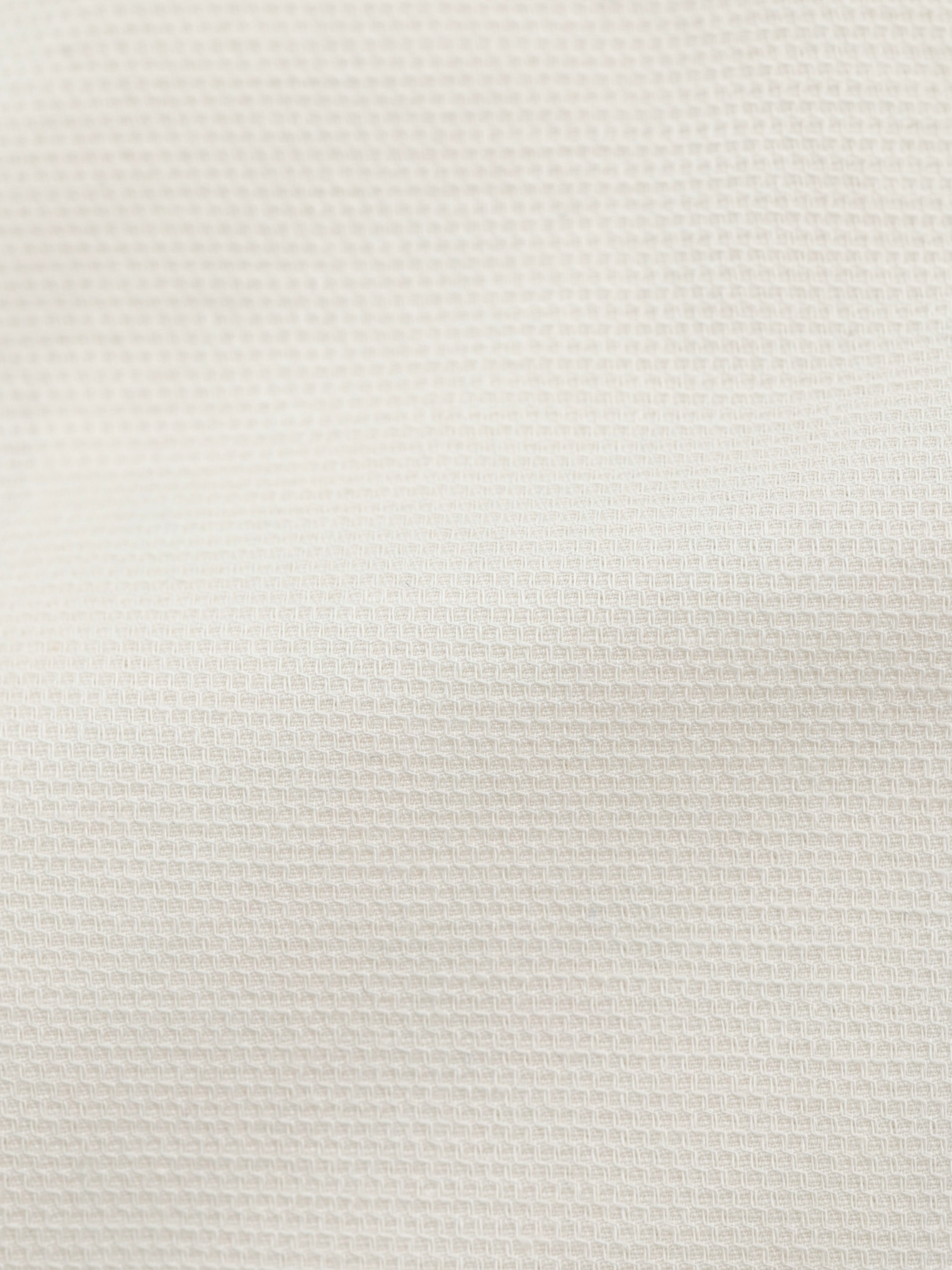 Finamore Ecru Cotton Micro-Pattern Shirt