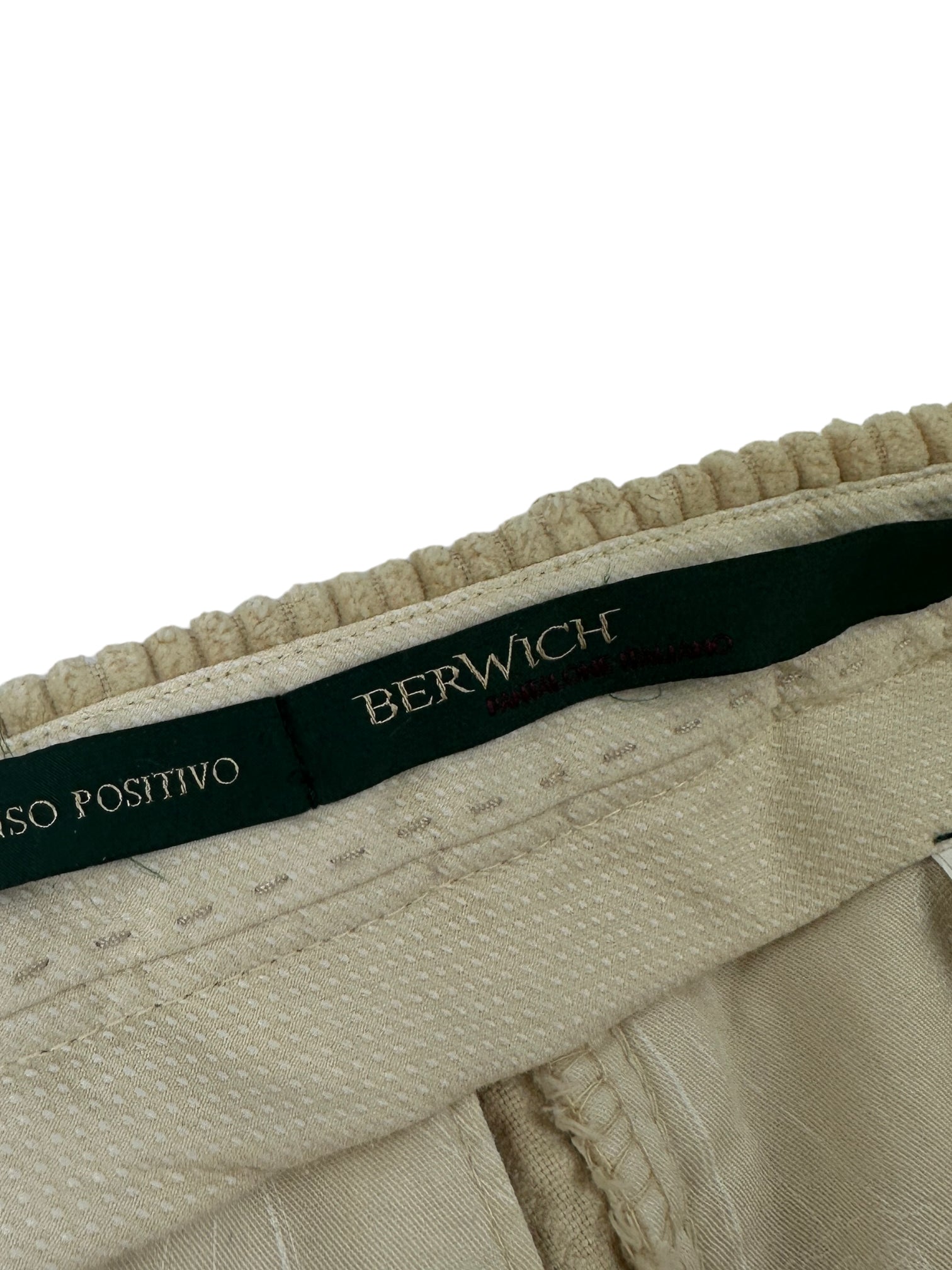 Berwich Sand Vulcano Corduroy Trousers