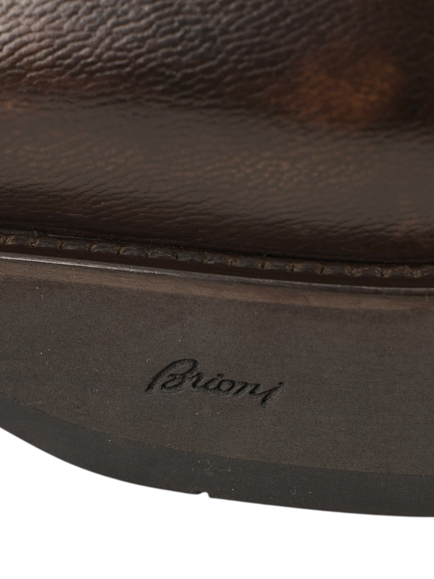 Brioni Dark Brown Calfleather "Lukas" Tassel Loafers