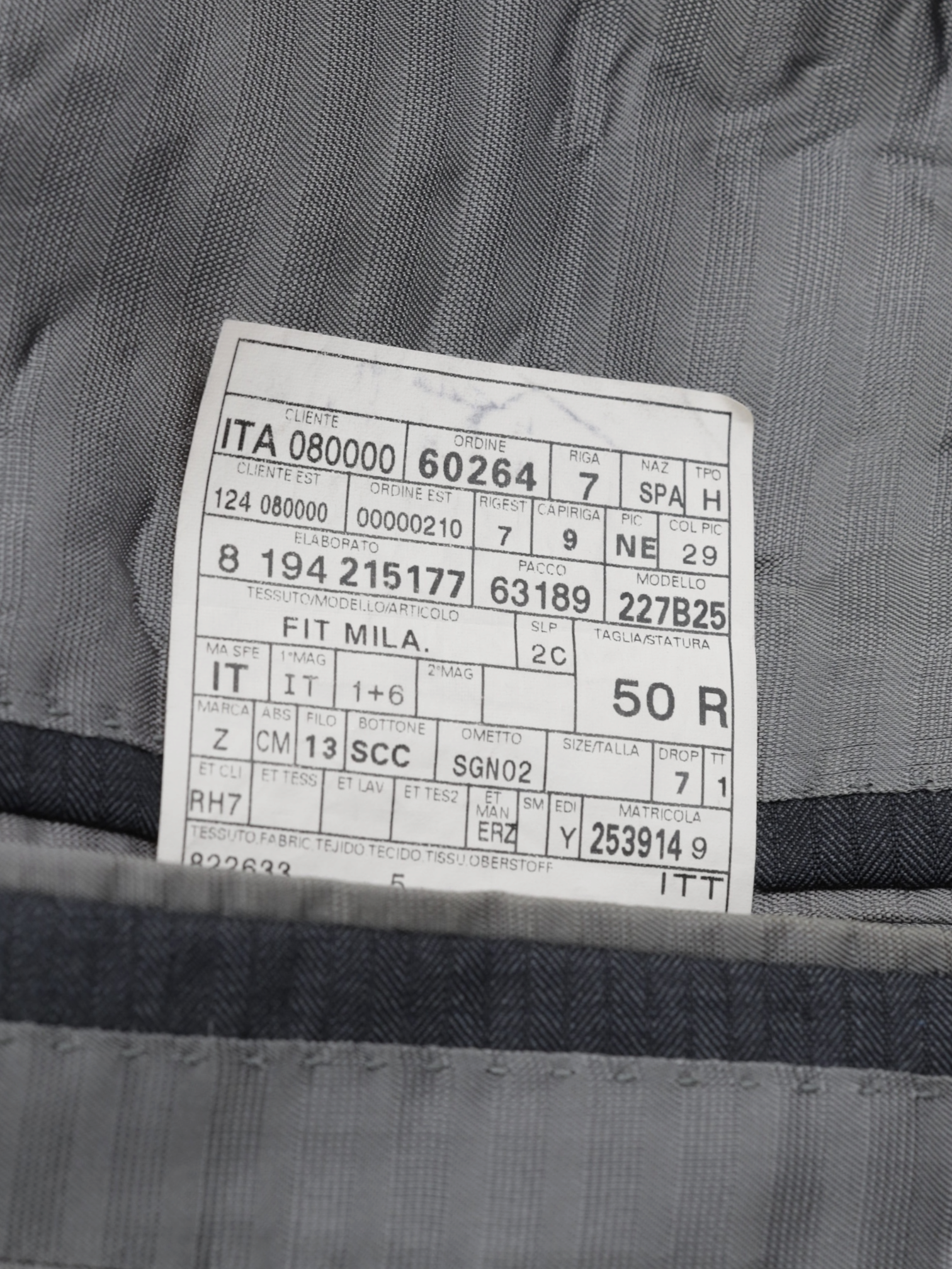 Ermenegildo Zegna Grey 15-milmil-15 Micro-Herringbone Mila Suit