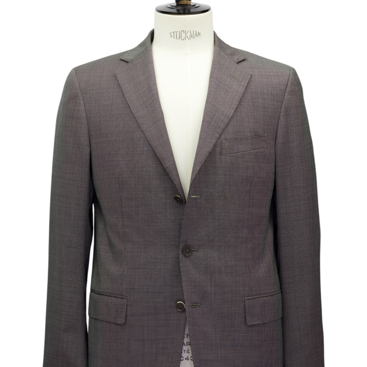 Ermenegildo Zegna Grey Micro-Pattern Roma Suit