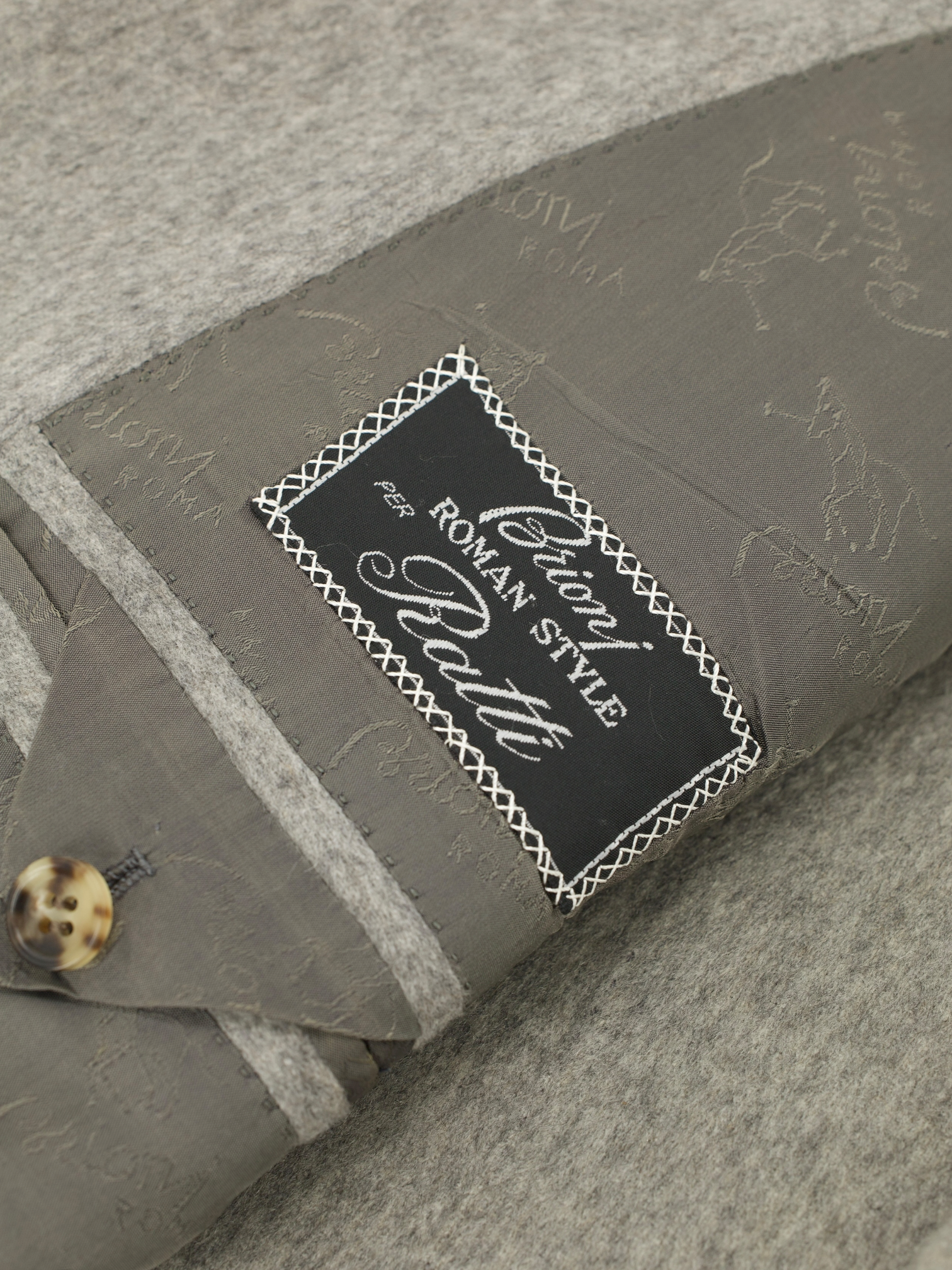 Brioni Vintage Light Grey Pure Plushy-Cashmere Jacket