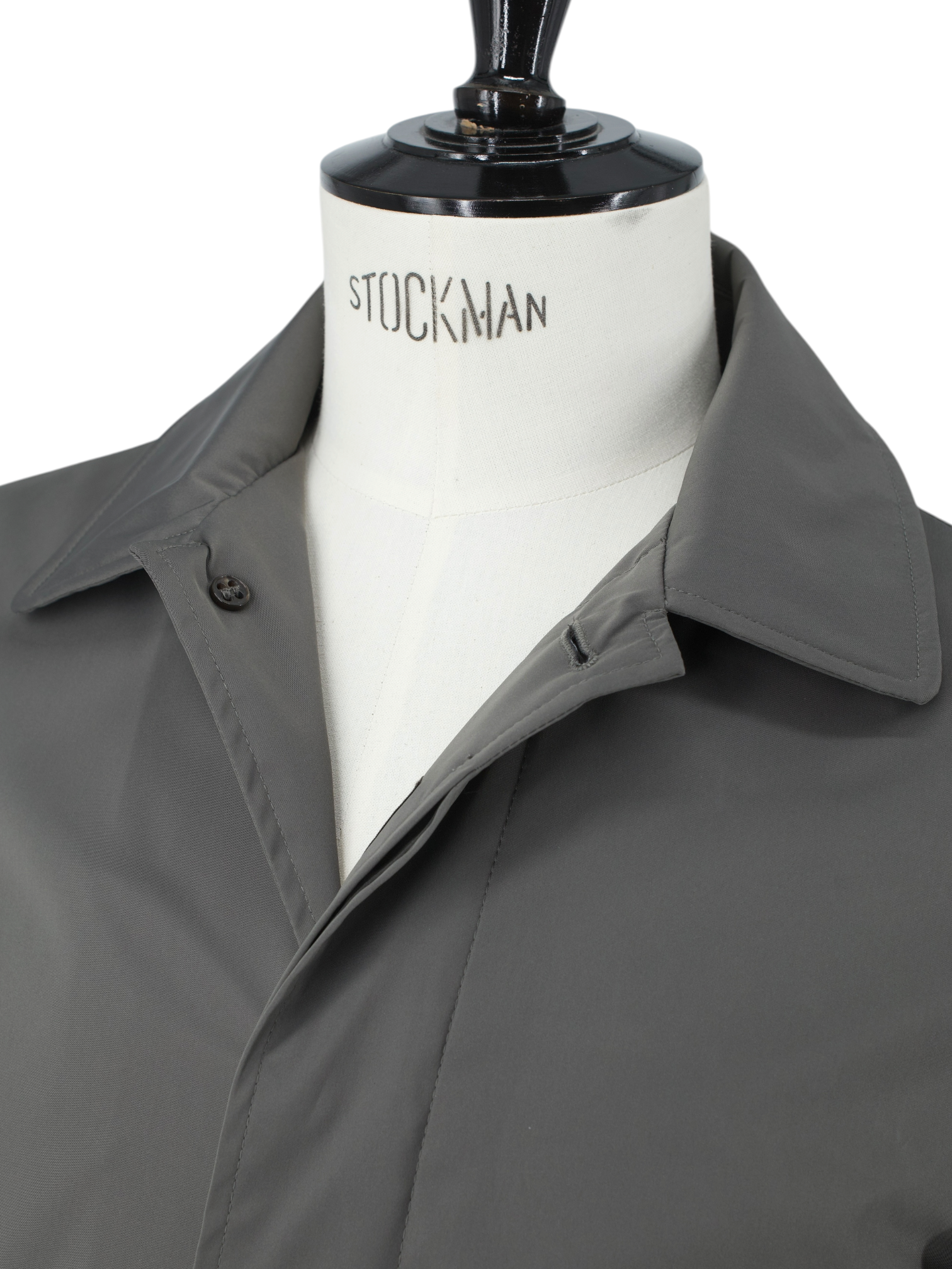 MooRER Warm Grey Waterrepellent "Vittor-TJ" Carcoat