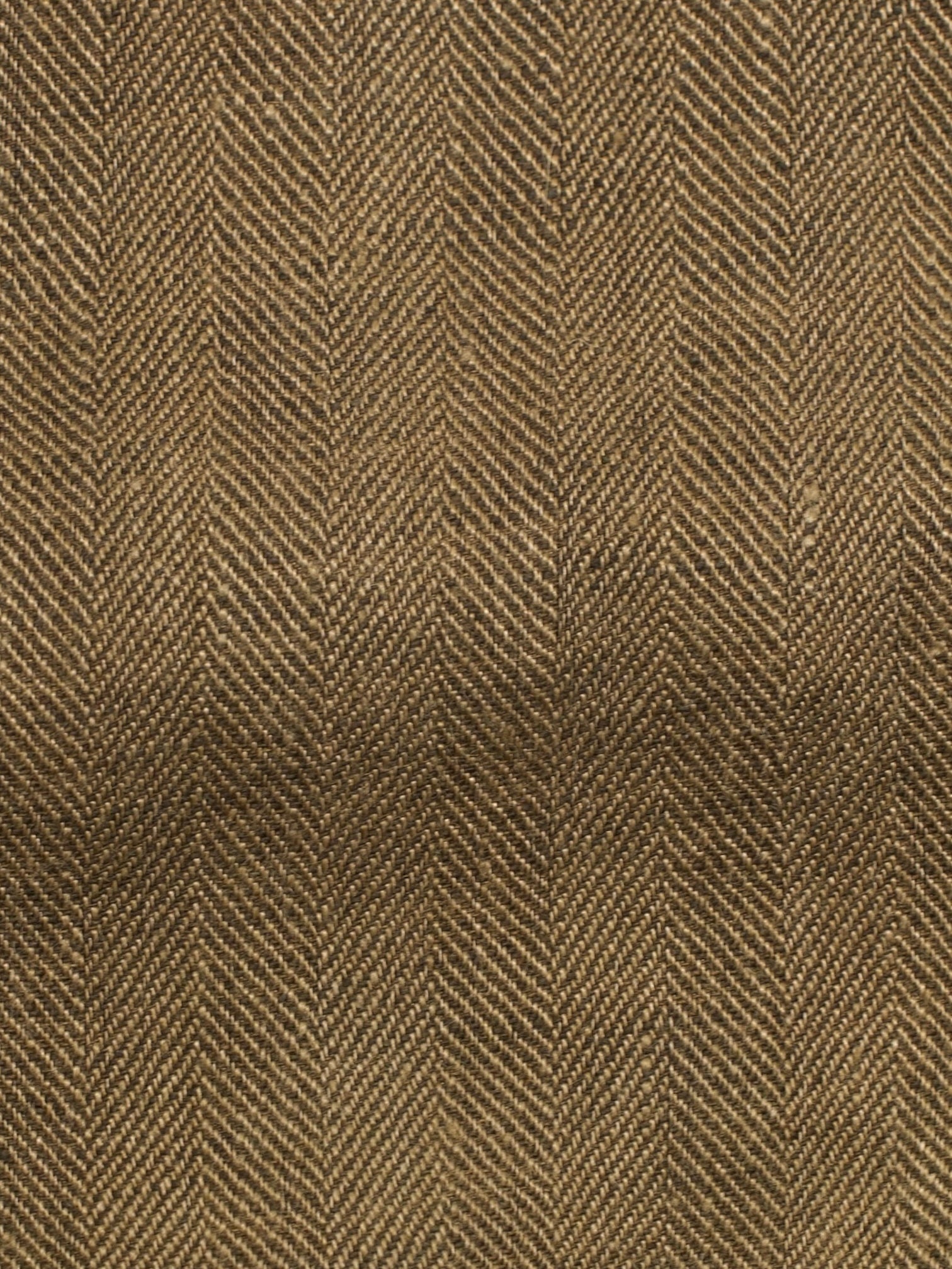 Cesare Attolini Tobacco Brown Pure-Linen Herringbone Summer Suit