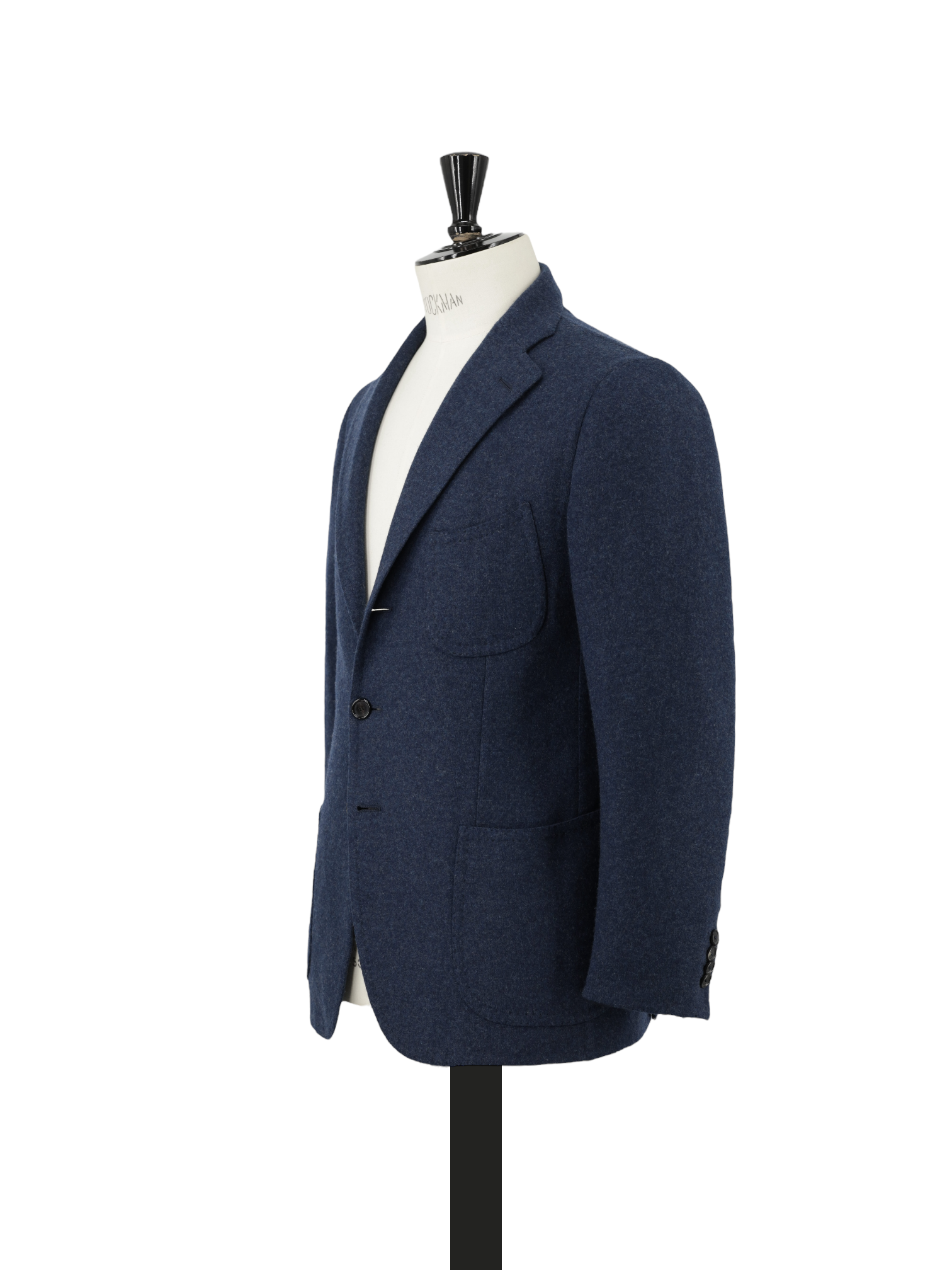 Cesare Attolini Blue Double-Faced Wool & Cashmere Jersey Jacket