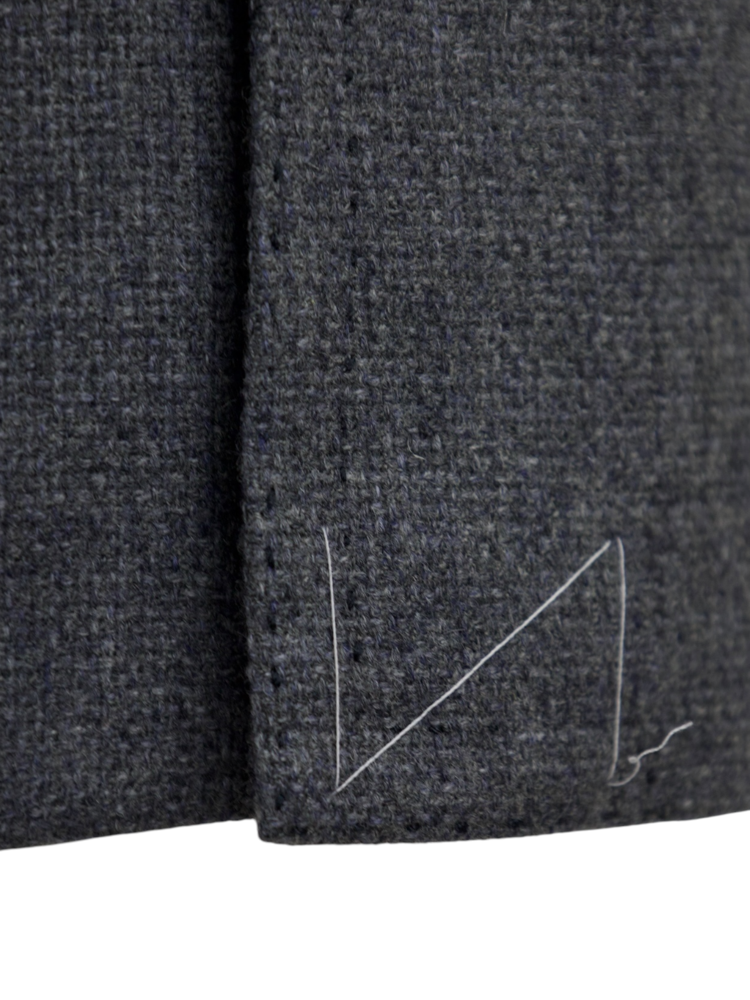 Cesare Attolini Grey Wool & Cashmere Micro-Structure Jacket