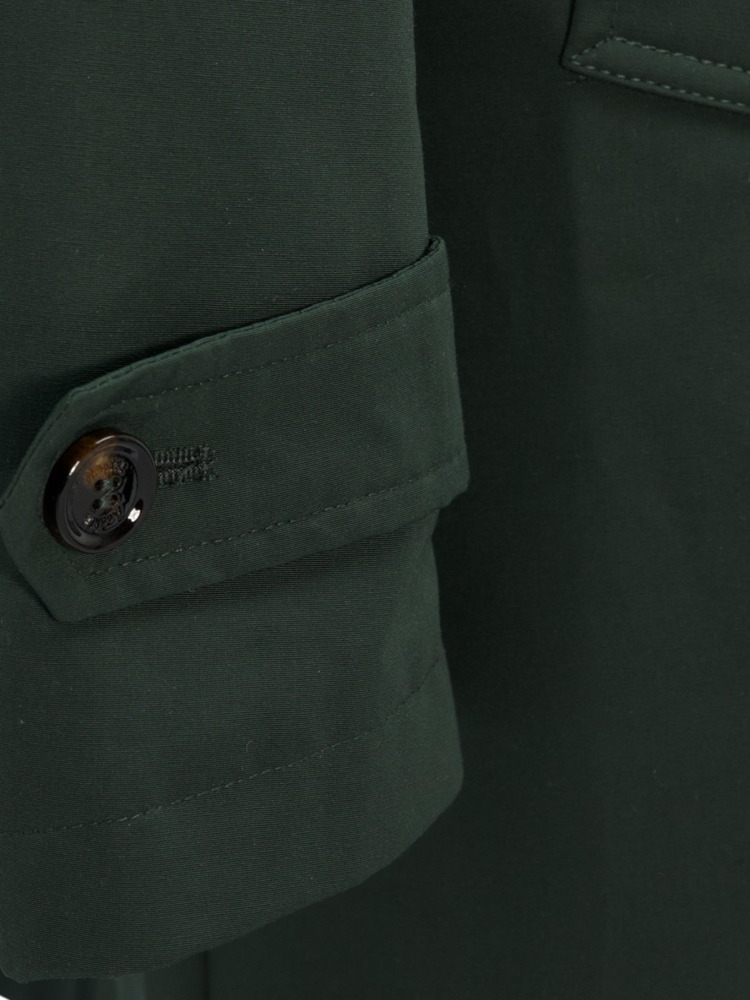 Moorer Forest Green Water-repellent Carcoat