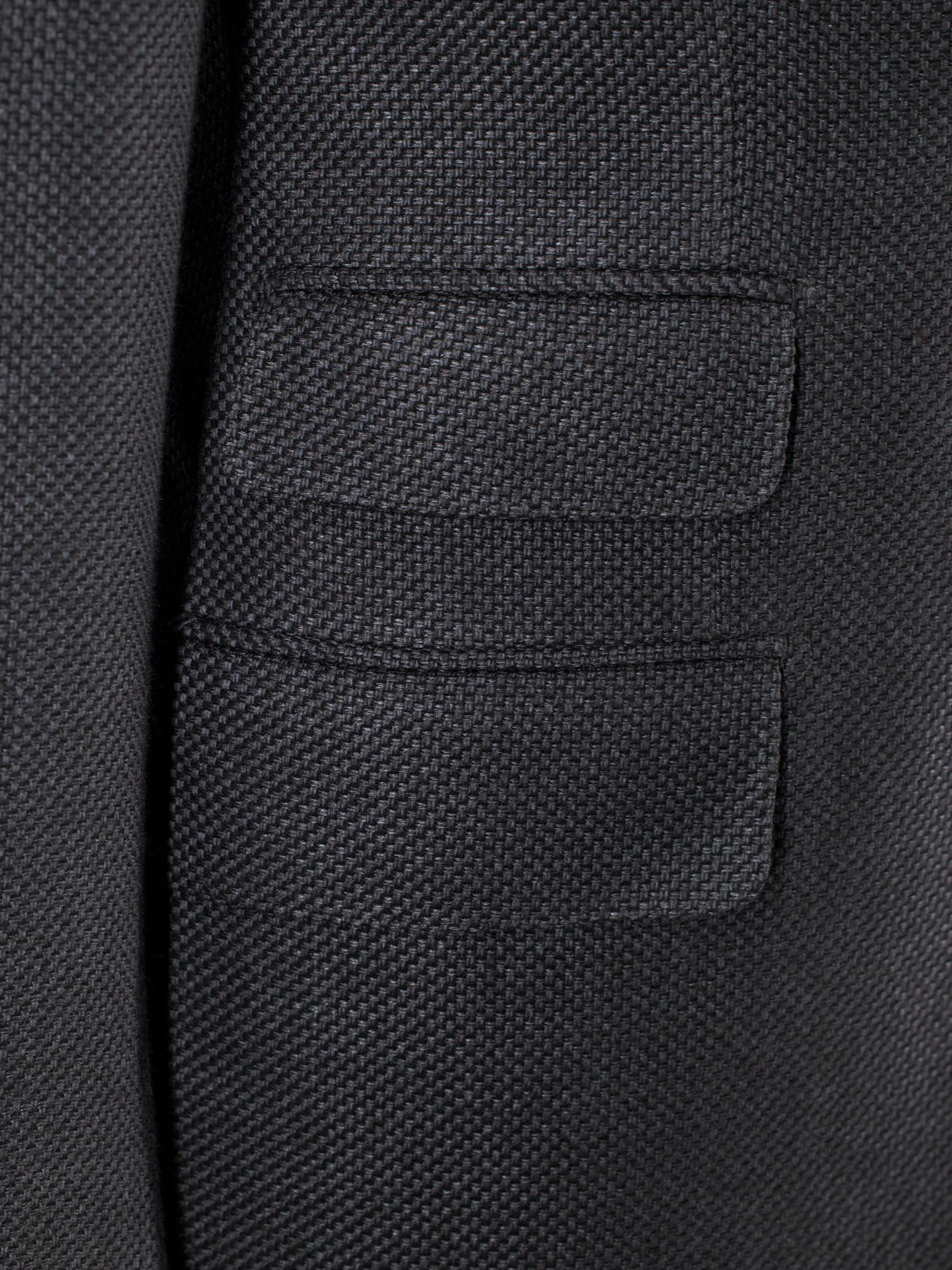 Tom Ford Warm Grey Silk & Cotton Micro-Pattern O'Connor Jacket