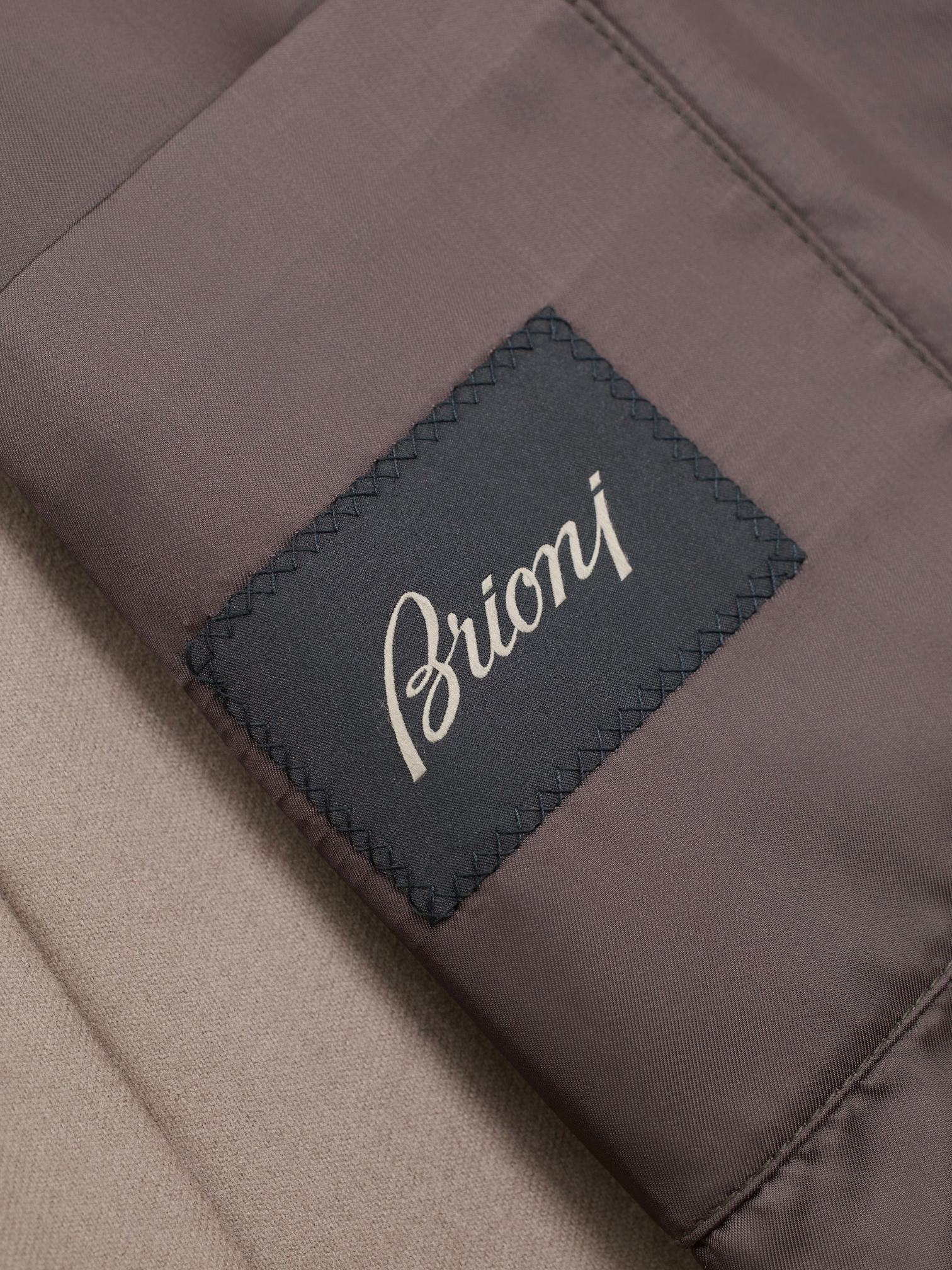 Brioni Taupe Fine-Wool Semi-Formal Twill Jacket