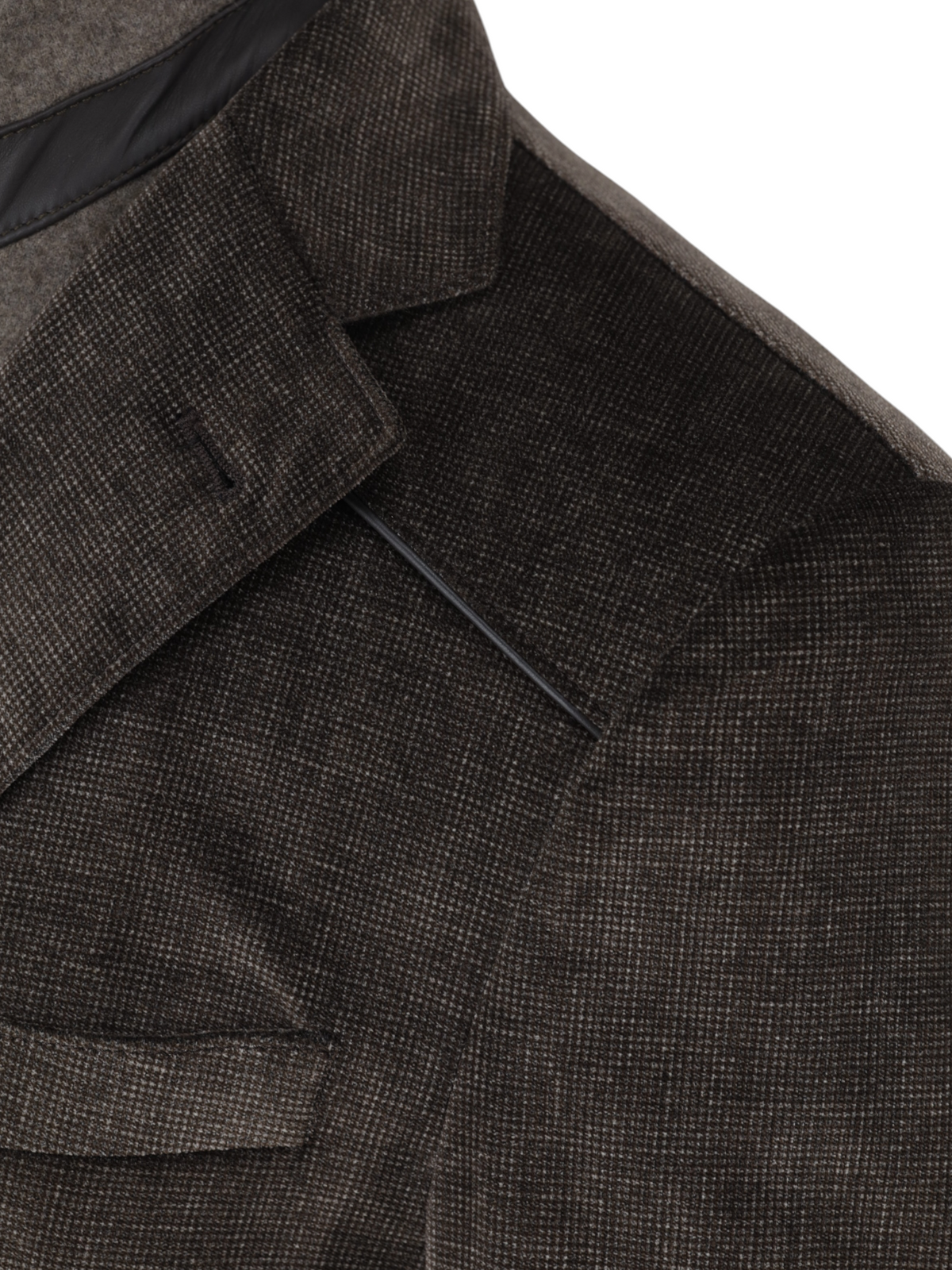 Corneliani Brown Cotton-Stretch Moleskin Pinpoint Vespa Jacket