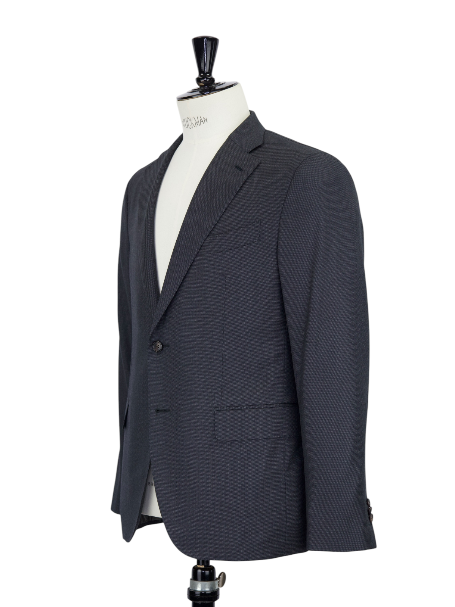 Caruso Anthracite Super 150's "Australis" Birdseye Boheme Suit + Extra Trousers