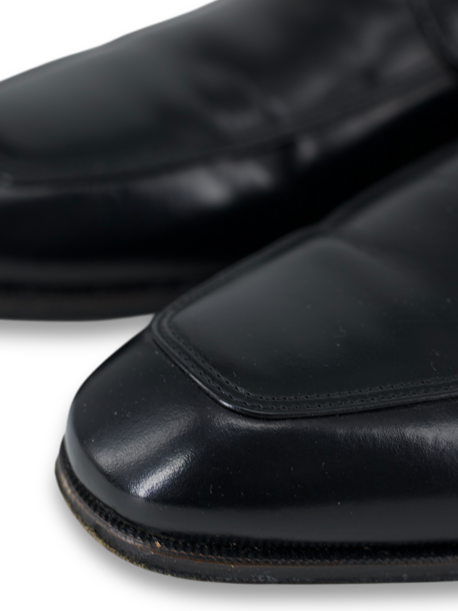 Salvatore Ferragamo Black Calfleather Penny Loafer
