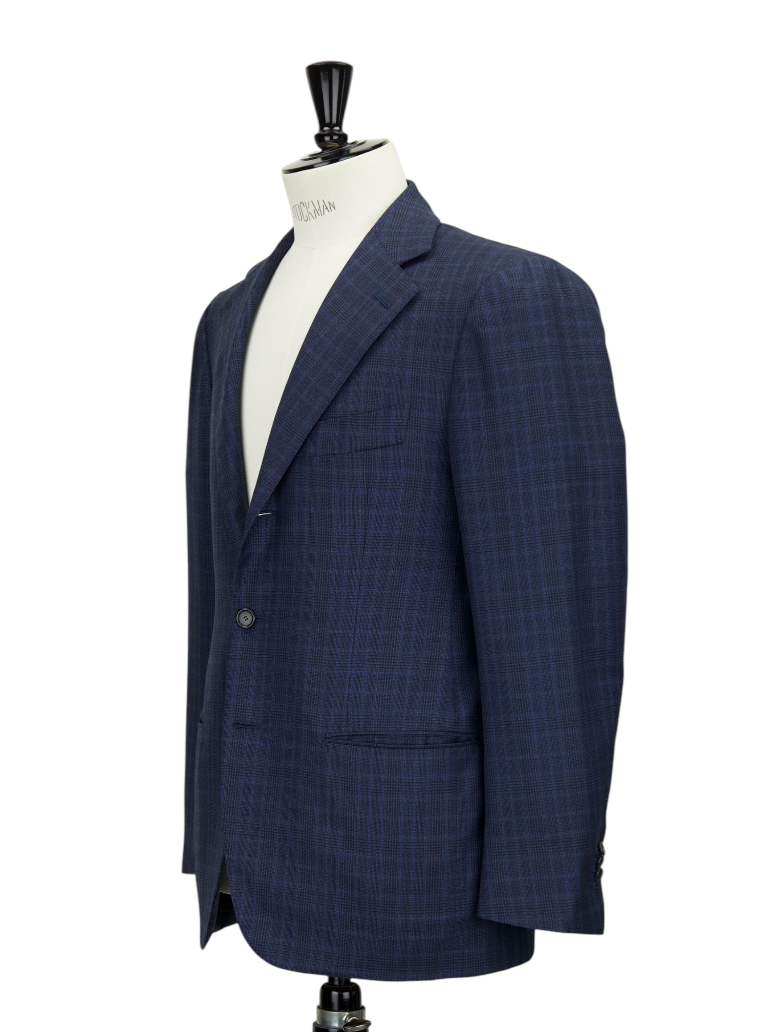 Cesare Attolini Royal Blue Check Jacket