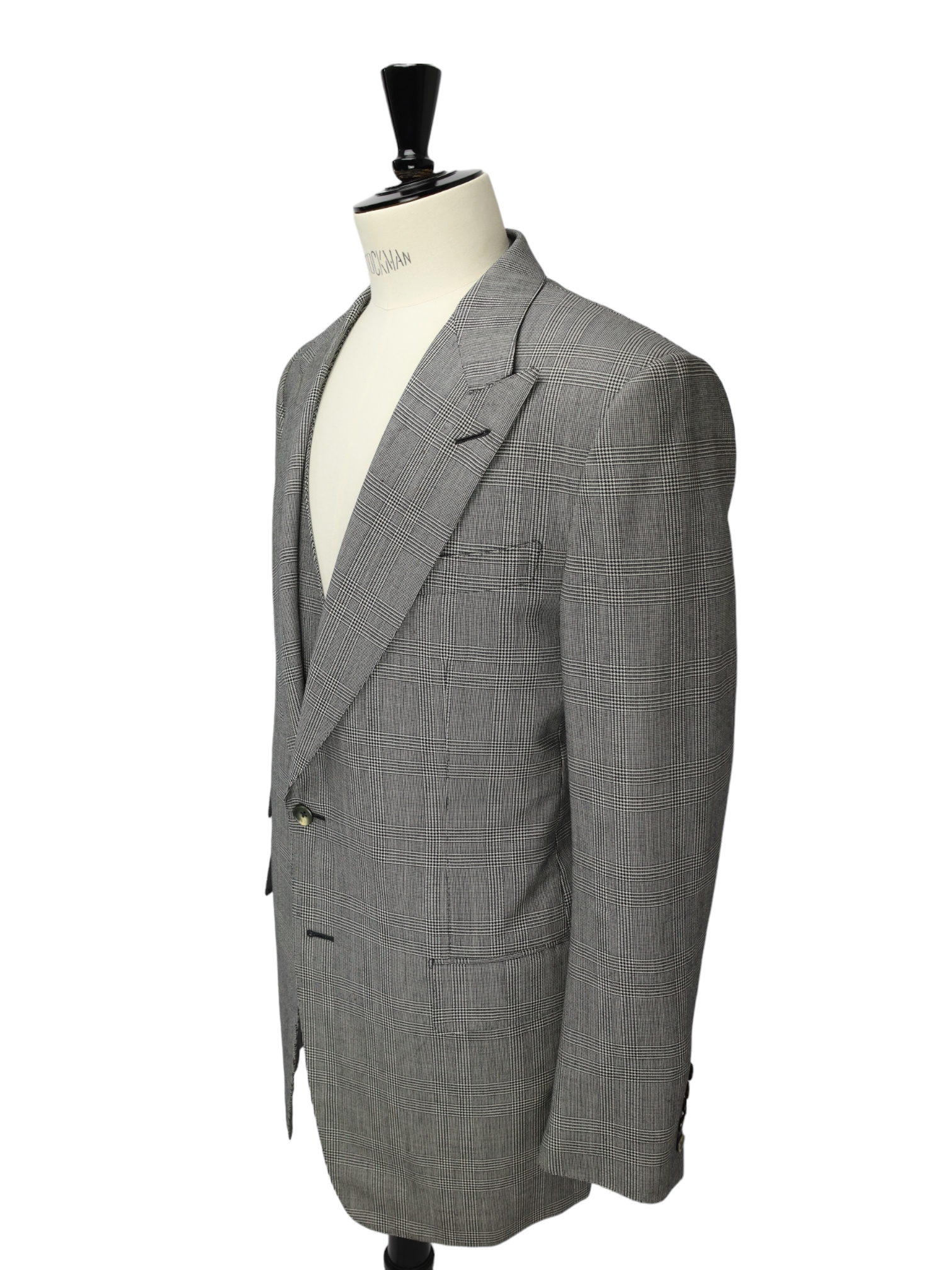 Tom Ford Grey 3-Piece Prince of Wales Windsor Suit