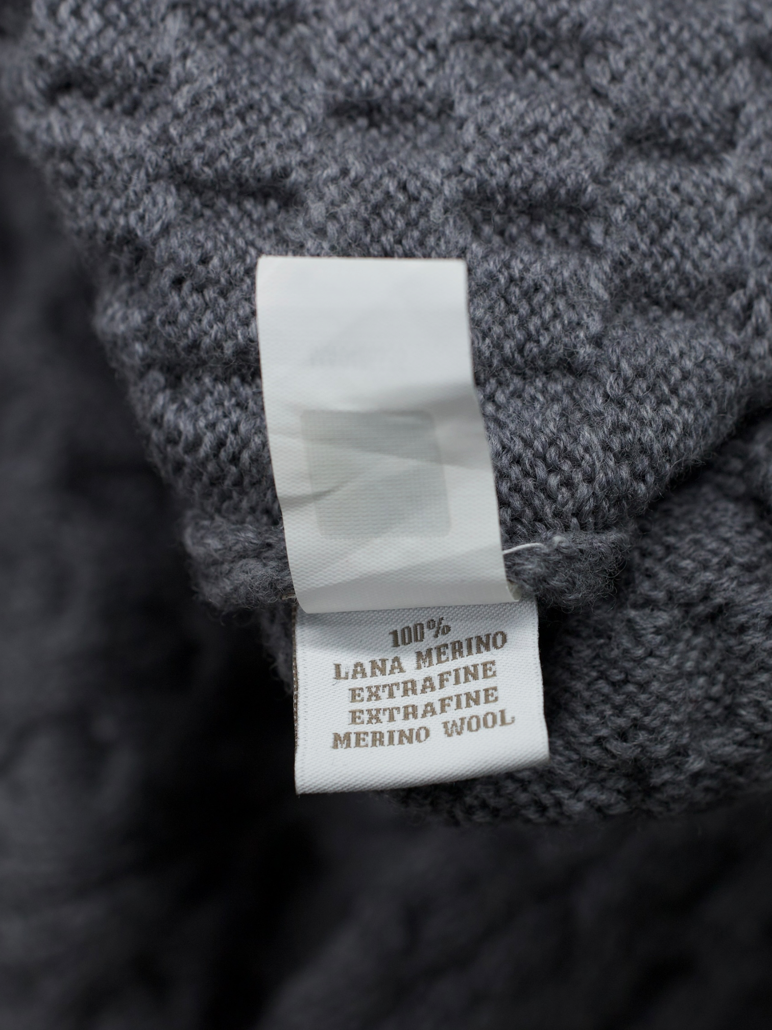 Luigi Borrelli Grey Pure-Wool Patterned Cardigan