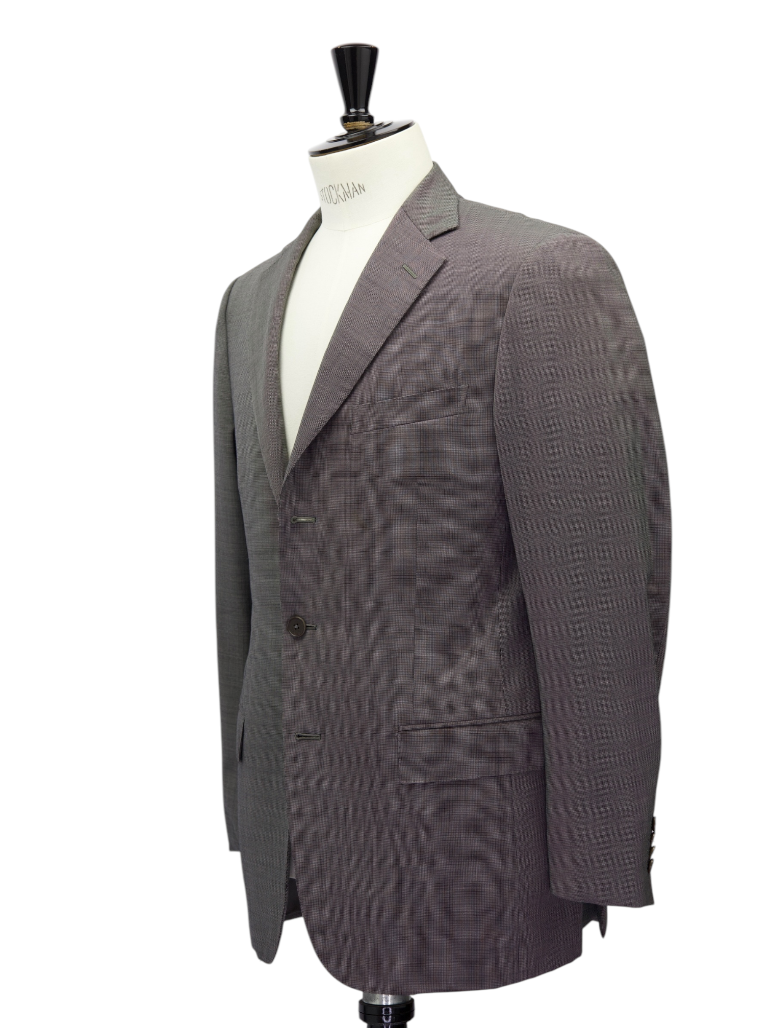 Ermenegildo Zegna Grey Micro-Pattern Roma Suit