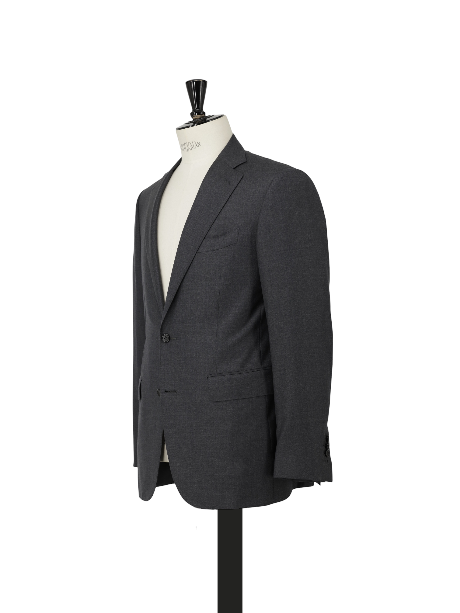 Canali Charcoal Fine-Wool Essential Twill Suit