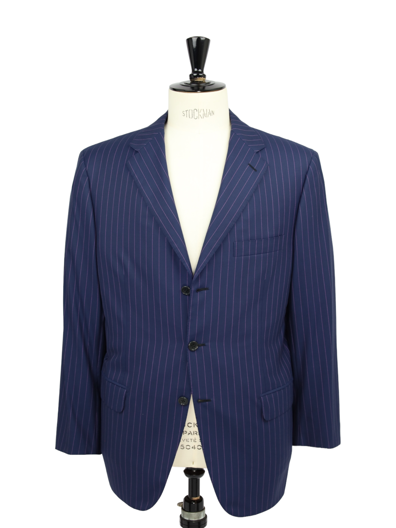 Brioni Blue Super 150's Pinstripe Parlamento Suit