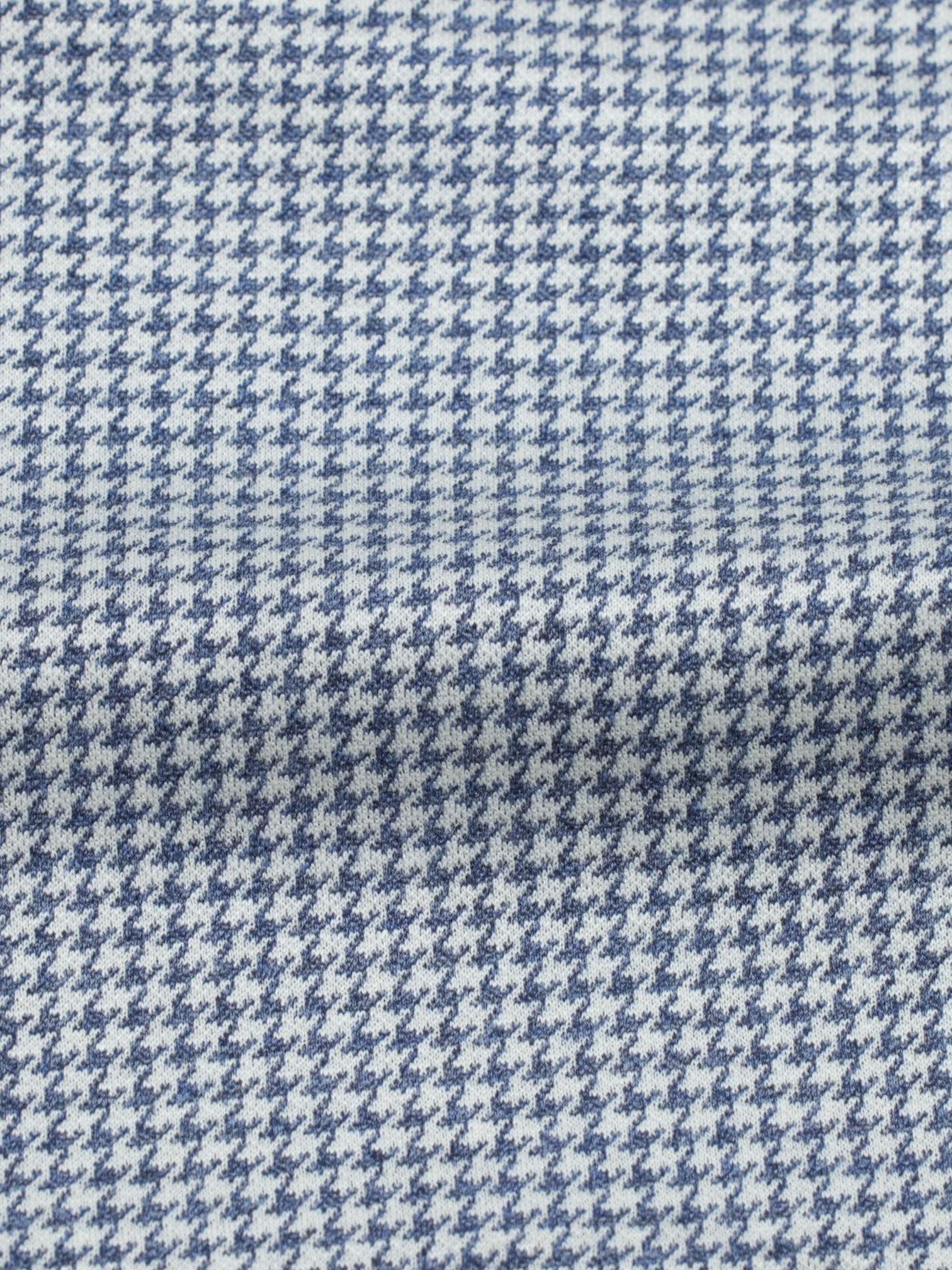 Isaia Steel Blue Silk & Cotton Pied de Poule "Comfort Project" Jacket