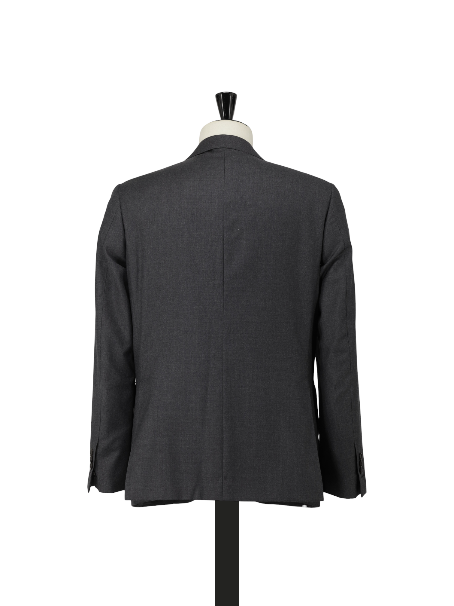Canali Charcoal Fine-Wool Essential Twill Jacket