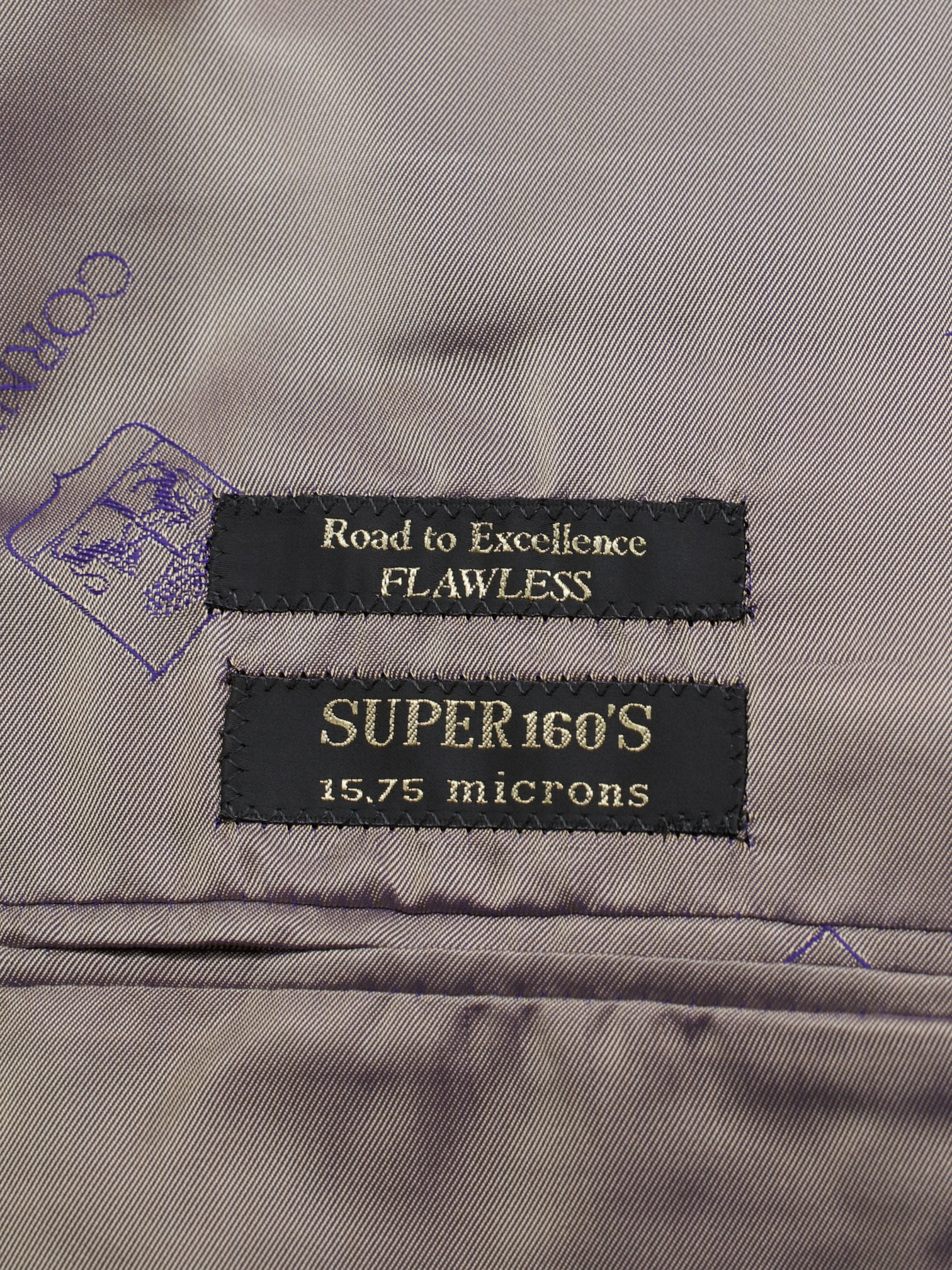 Corneliani Blue Super 160's "Flawless" Leader Sharkskin Suit