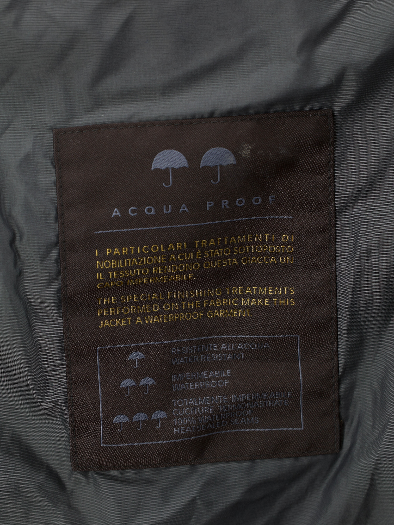 MooRER Black Water-Repellent "Ezio" Fieldjacket