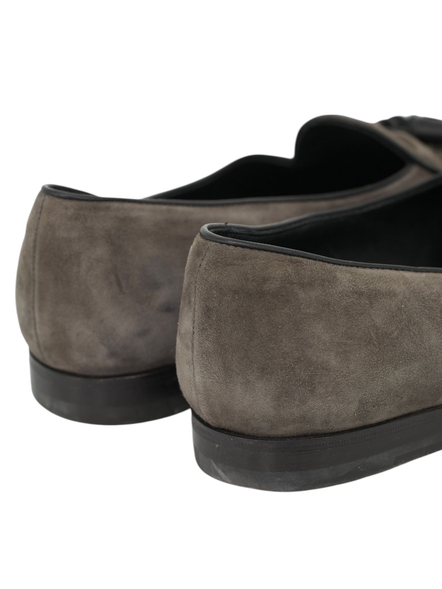 Paolo Scafora Grey Suede Belgian Loafer