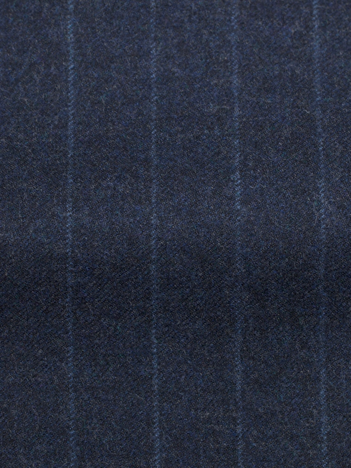 Ermenegildo Zegna Vintage Dark Blue Wool & Cashmere Double Breasted Pinstripe Suit