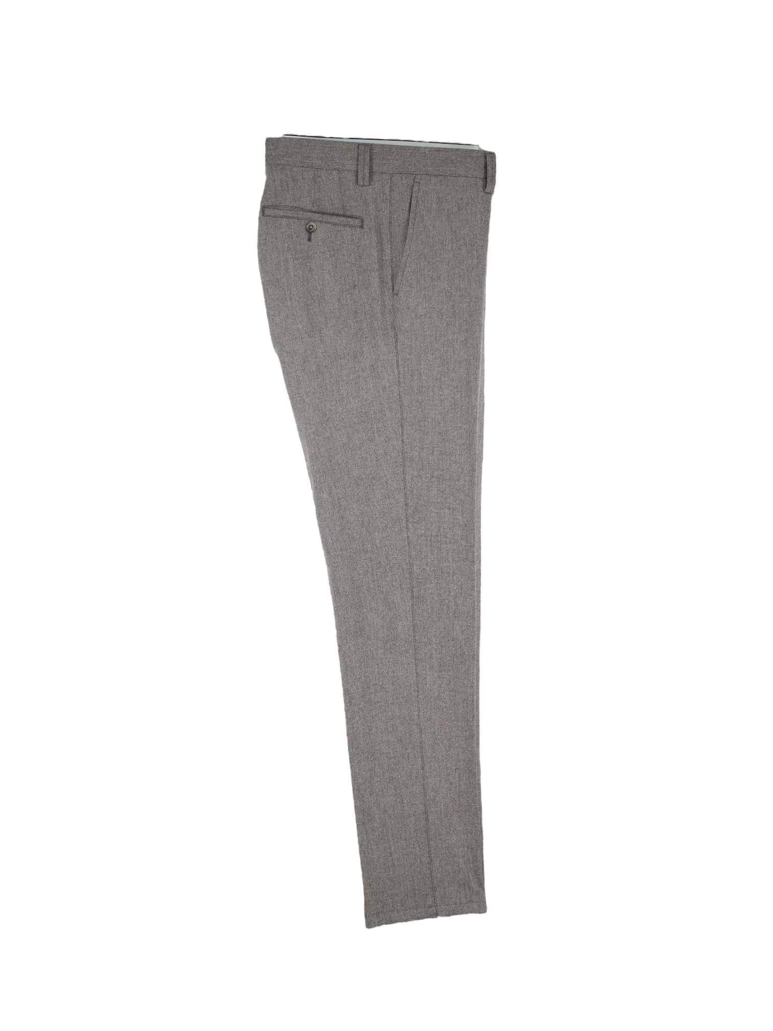 Corneliani Light Brown Wool, Cashmere & Stretch Twill Winter Trousers