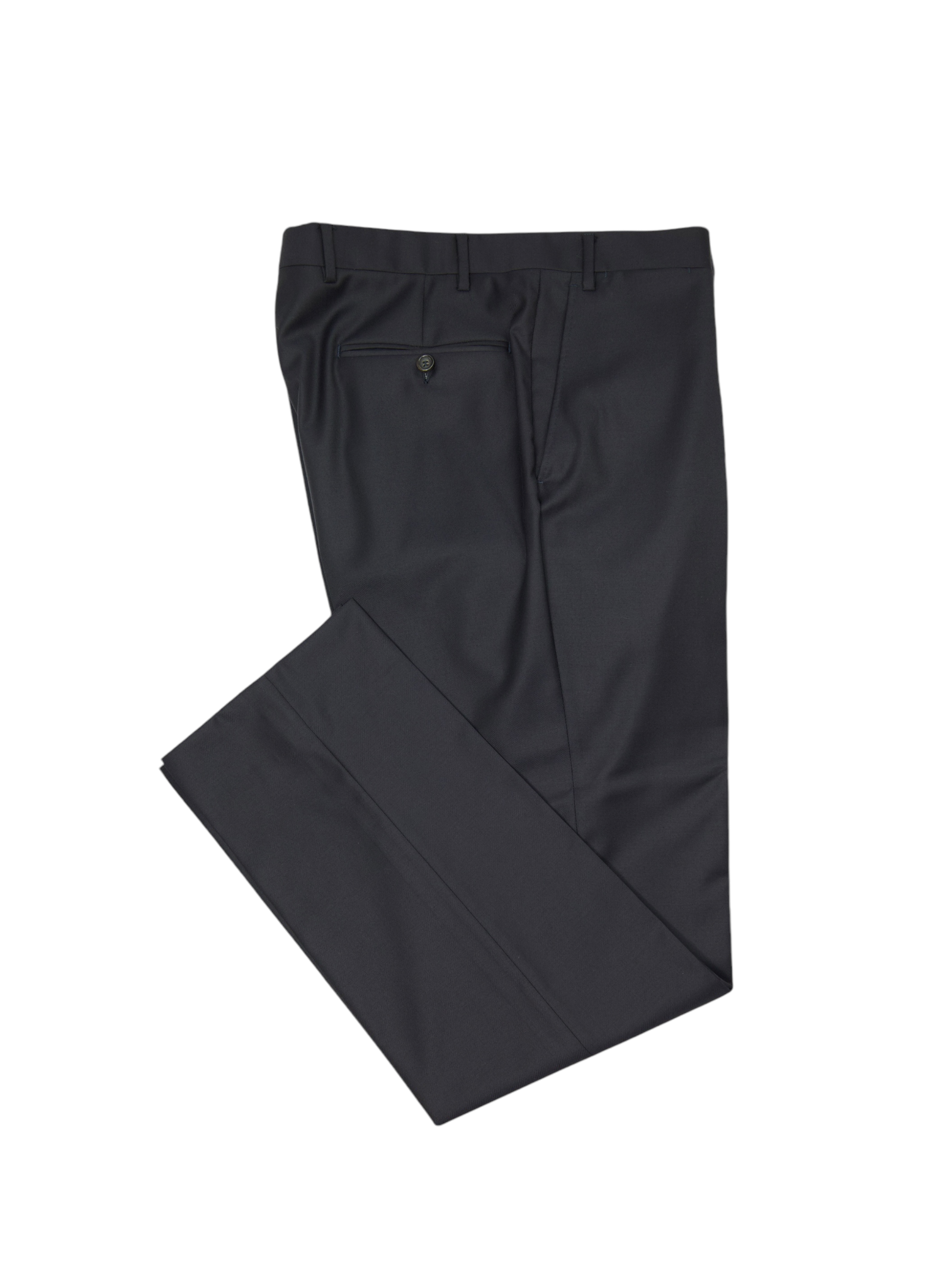 Canali Navy "Exclusive" Twill Trousers